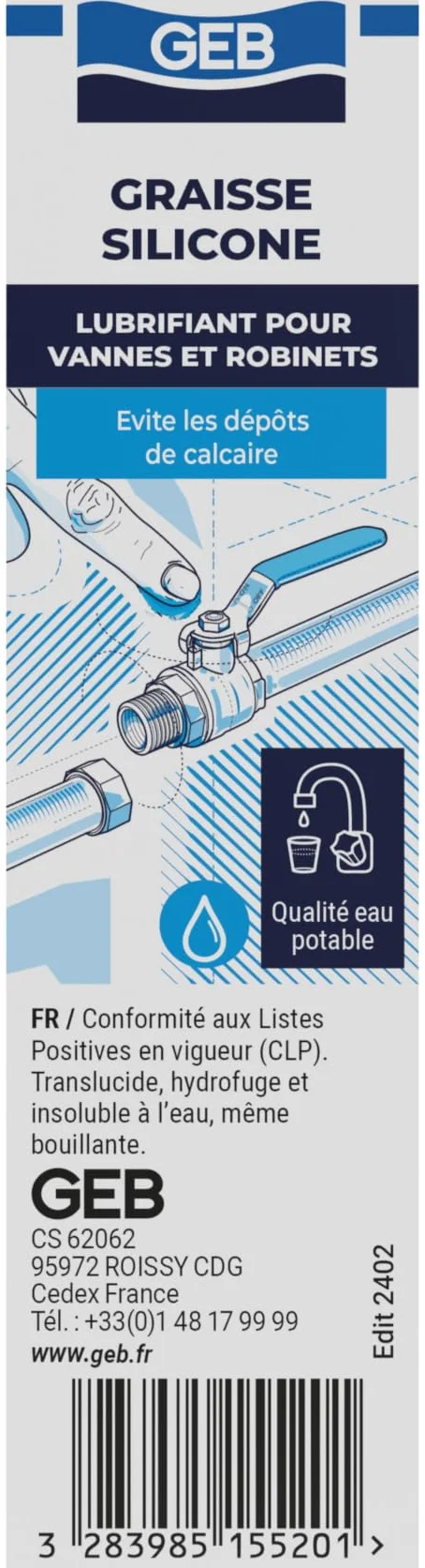 Geb 515520 smar silikonowy w tubce 20 g