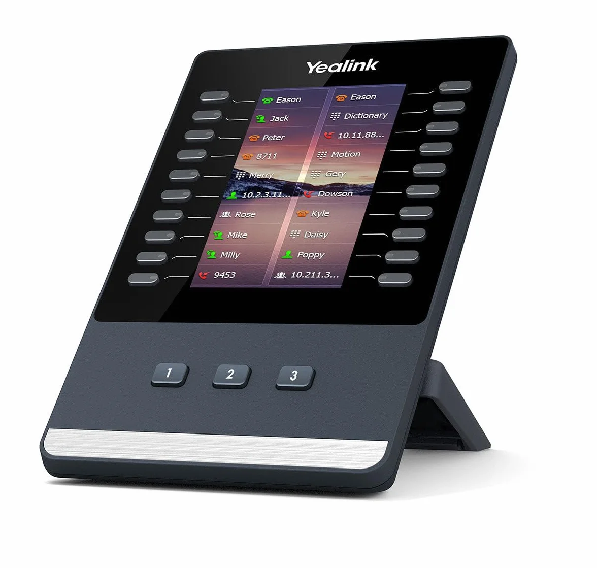 Yealink Moduł EXP43 IP Noir, Gris 23 boutons