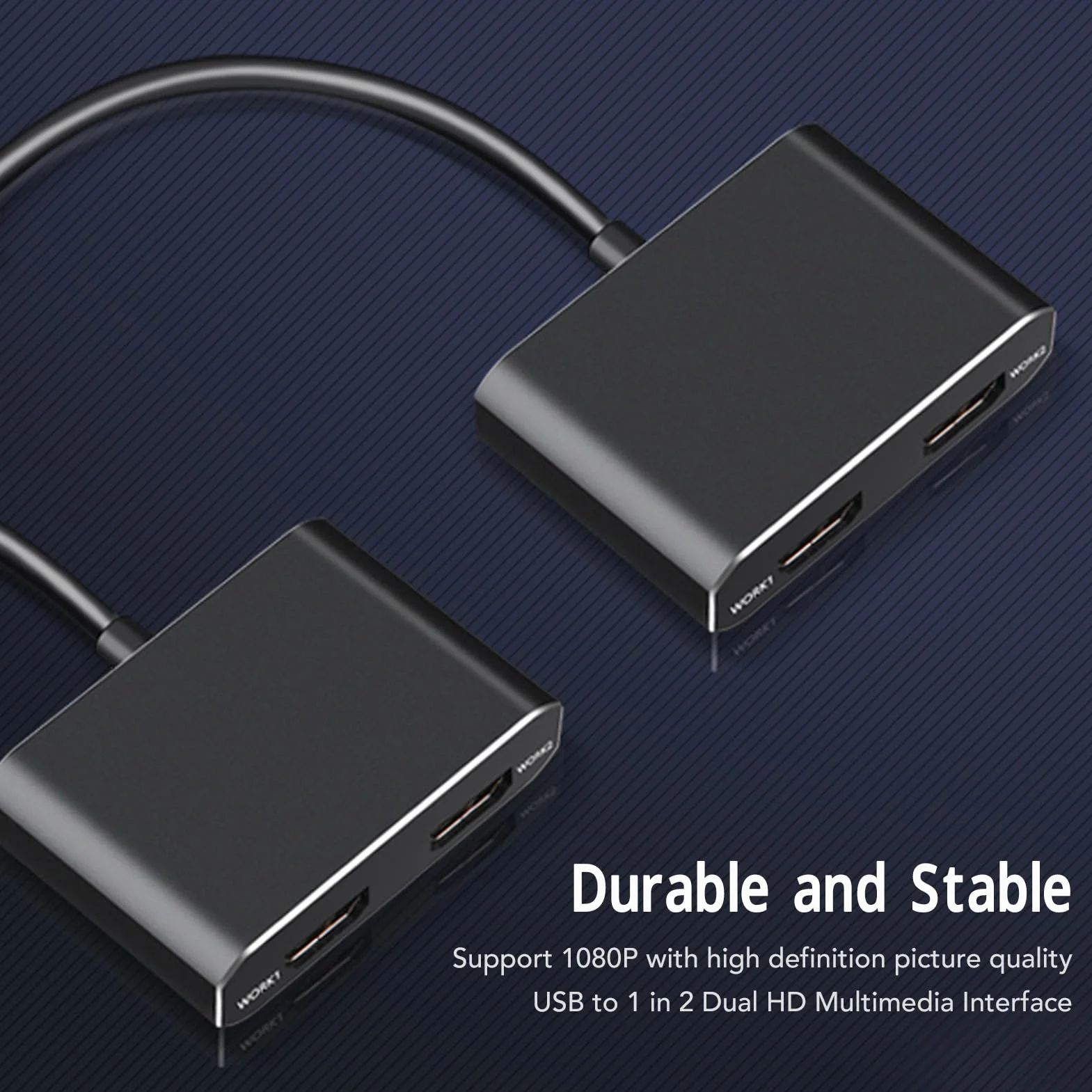 Adapter USB 3.0 na Podwójny HDMI 1920x1080P 5 Gb/s Rozdzielacz USB na 2 Monitory