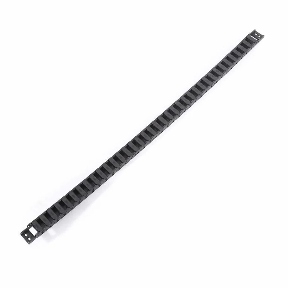 Bagażnik na kabel, 3,28 ft nylonowy łańcuch ciągnący drut kabel grawerowanie akcesorium maszynowe 15 mm x 30 mm długości czarny