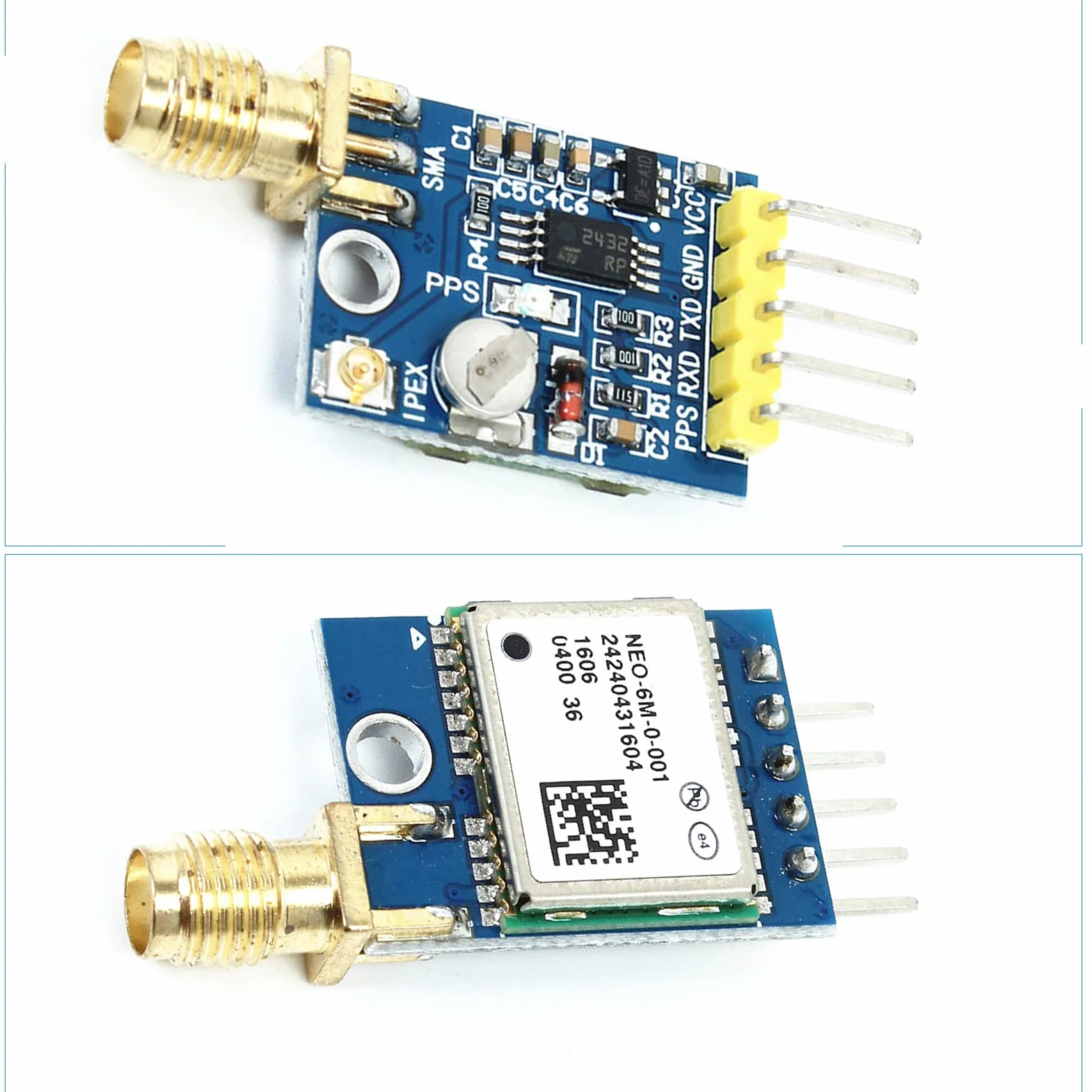 Moduł satelitarny GPS Mini NEO-6M Niskoenergooszczędna karta pozycjonująca P-C-B