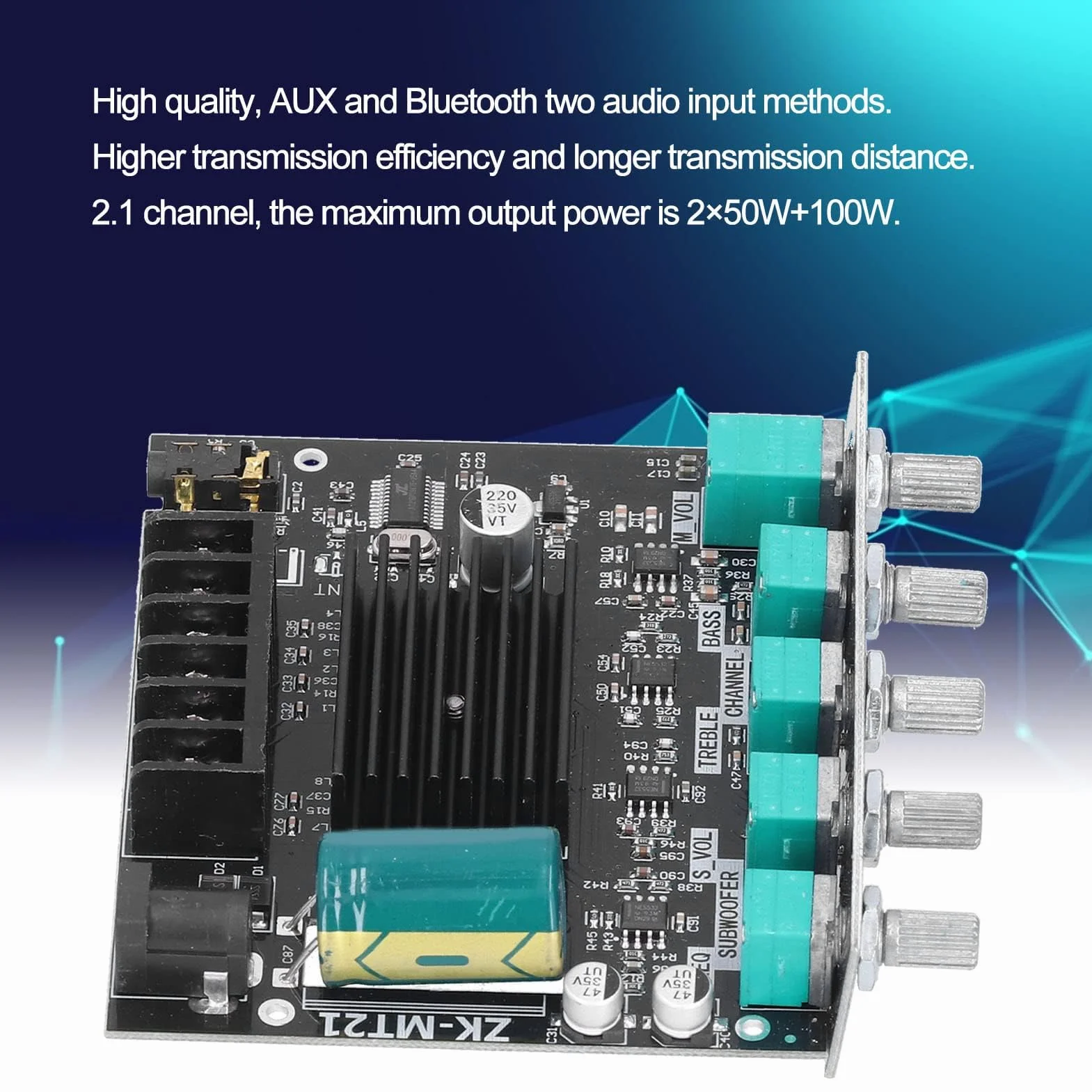 ZK-MT21 Płyta Wzmacniacza Mocy Bluetooth 2.1 Moduł Wzmacniacza Mocy Płyta Wzmacniacza Mocy Audio dla Głośników DIY 500mV