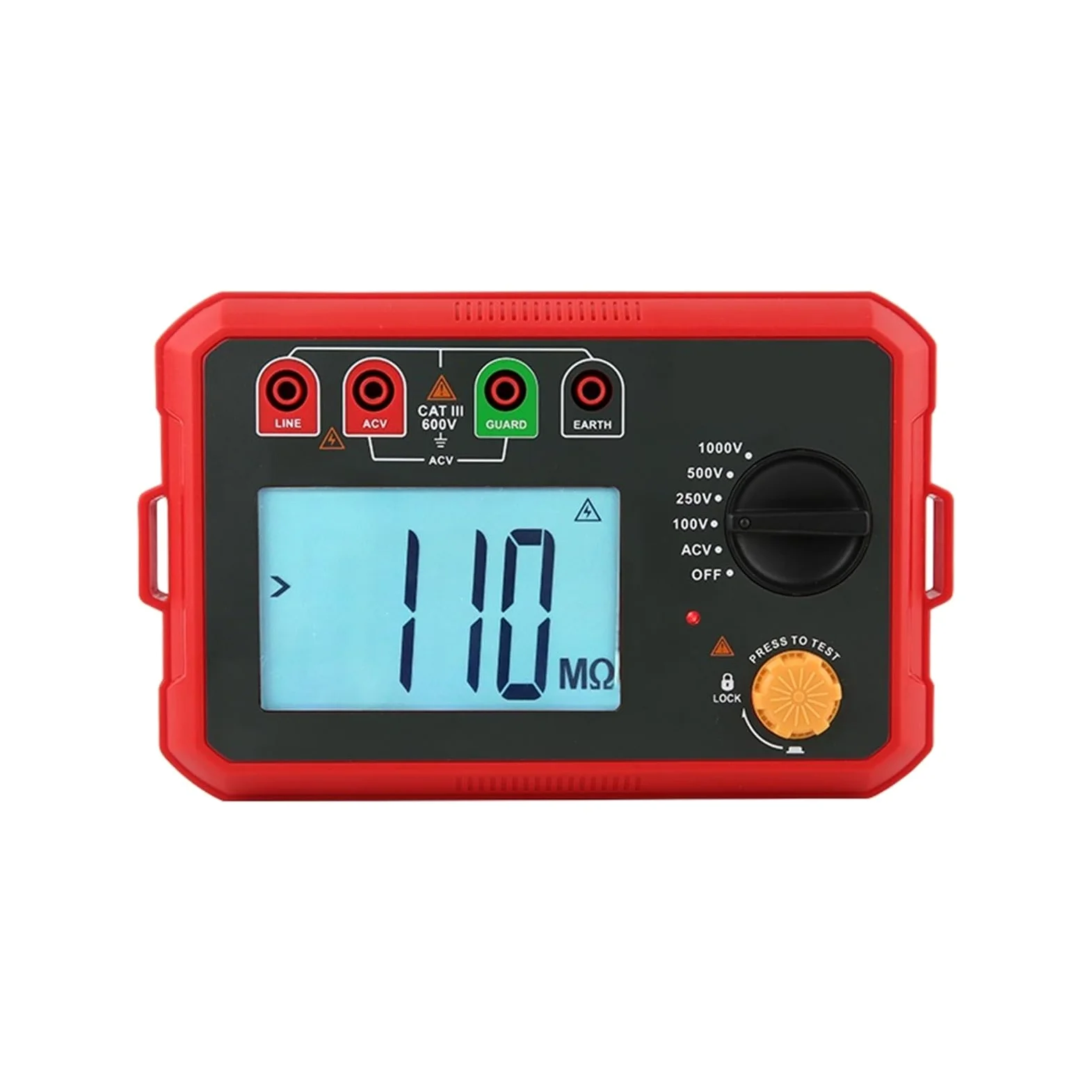 Tester rezystancji, 2500V Megametr Cyfrowy Tester izolacji Miernik rezystancji izolacji Przyrząd pomiarowy(501C)