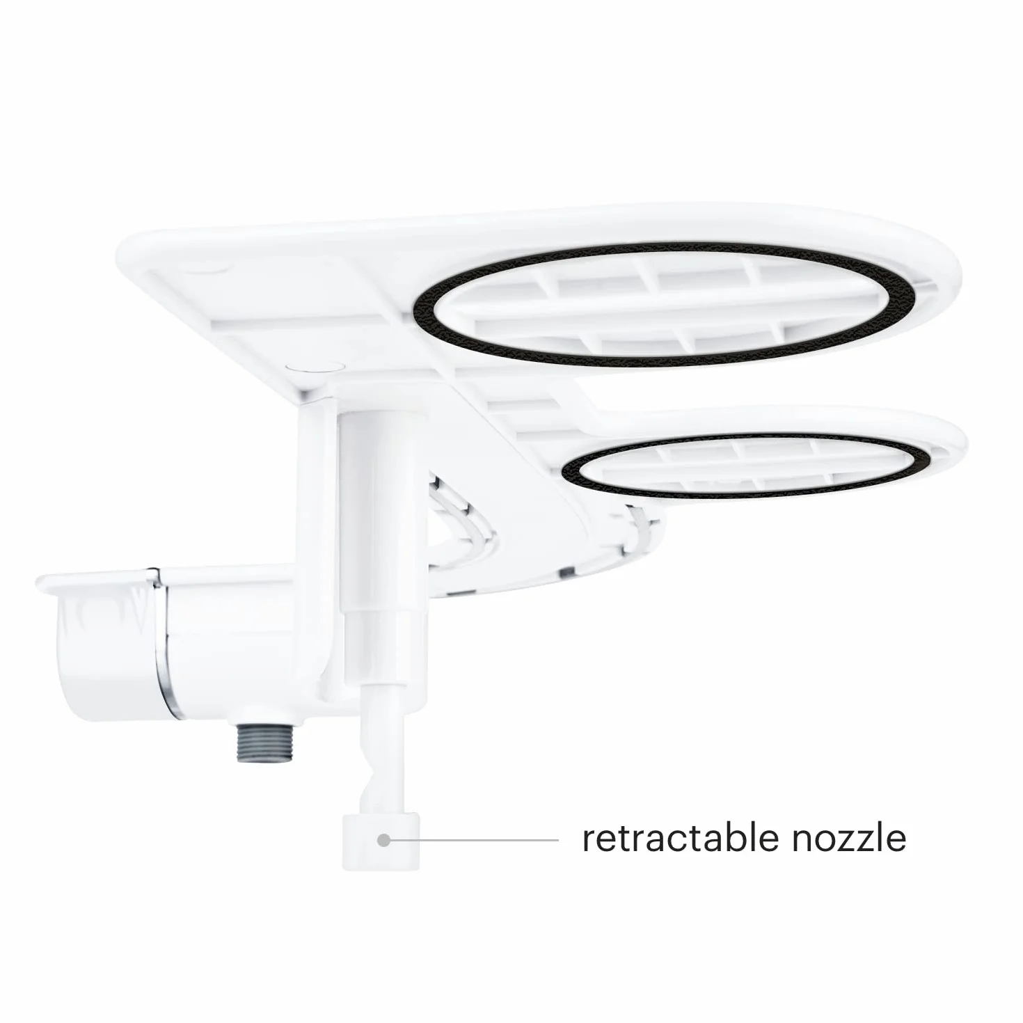 Brondell SS-150W Thinline SimpleSpa pojedyncza dysza do mocowania bidetu, biała