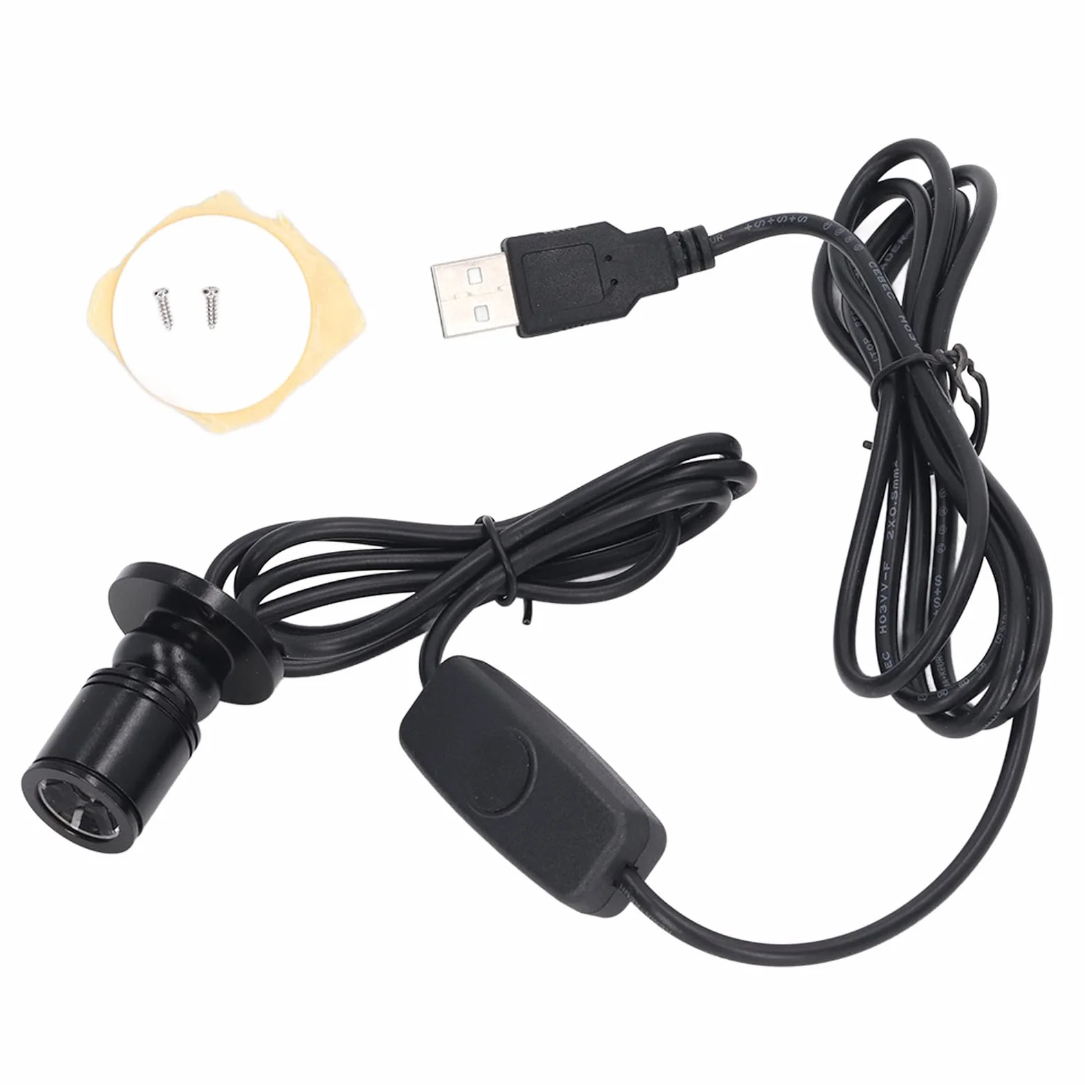 5V Mini Spot Lights, Dimmable Bright USB LED Spotlight with 6.6ft Cablefor Painting Picture Plants Jewelry Showcase Model Display Shelves (Warm White Light 3000K)