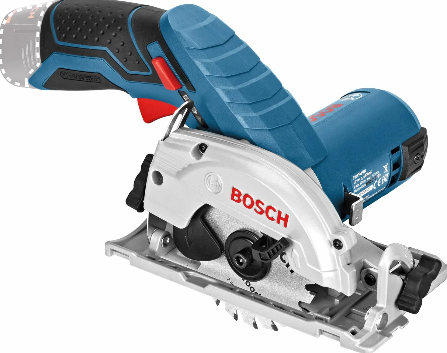 Bosch Professional system 12V: akumulatorowa pilarka tarczowa GKS 12V-26 (Ø tarczy: 85 mm)