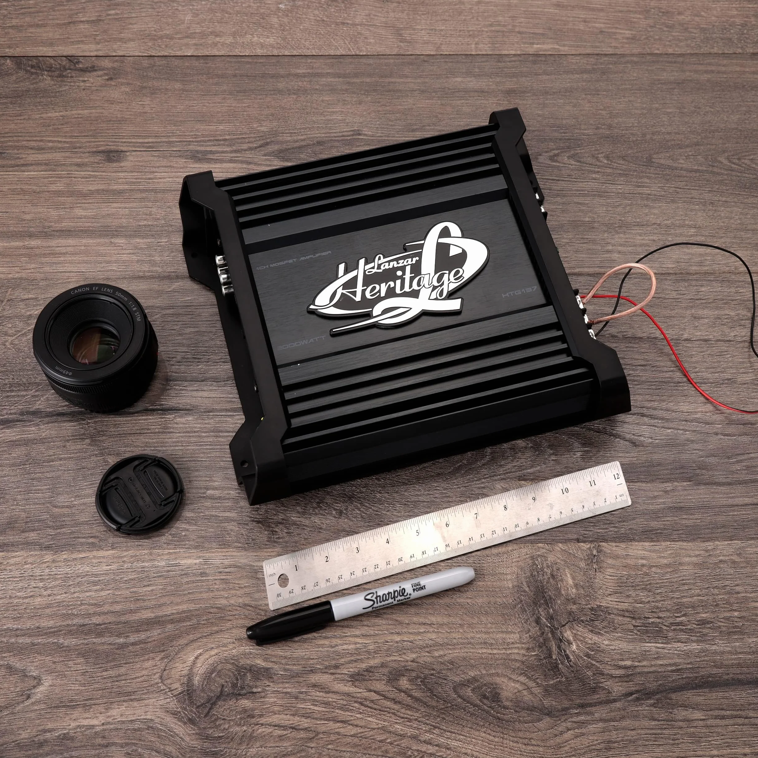 LANZAR HTG137 Monoblock Car Amplifier 2000W 2 Ohm Subwoofer