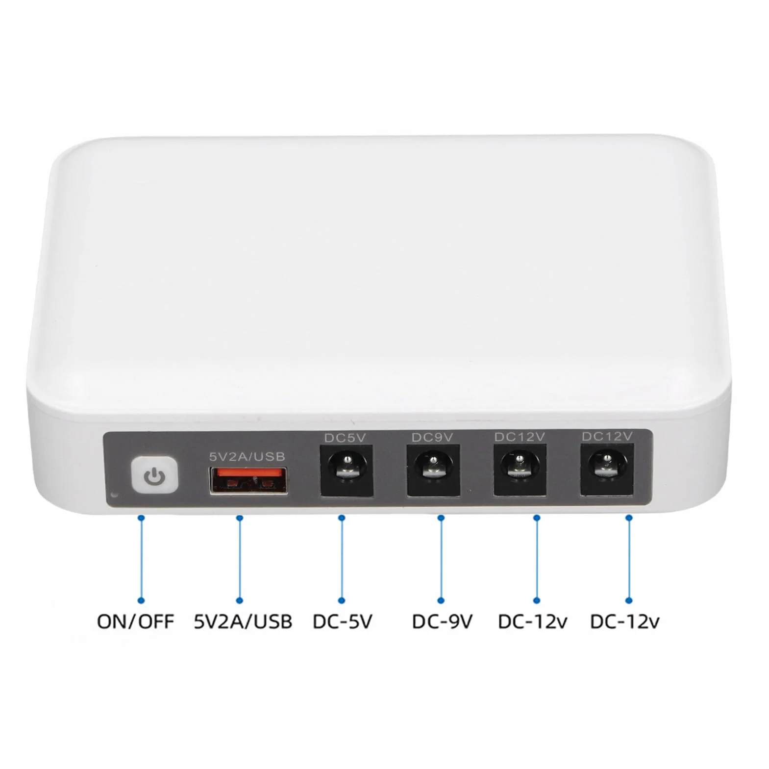 Mini UPS Battery Backup 6000 mAh 5V 9V 12V Nieprzeprzepuszczalny Zasilacz do Routera Modemu Kamery Bezpieczeństwa (wtyczka UE)