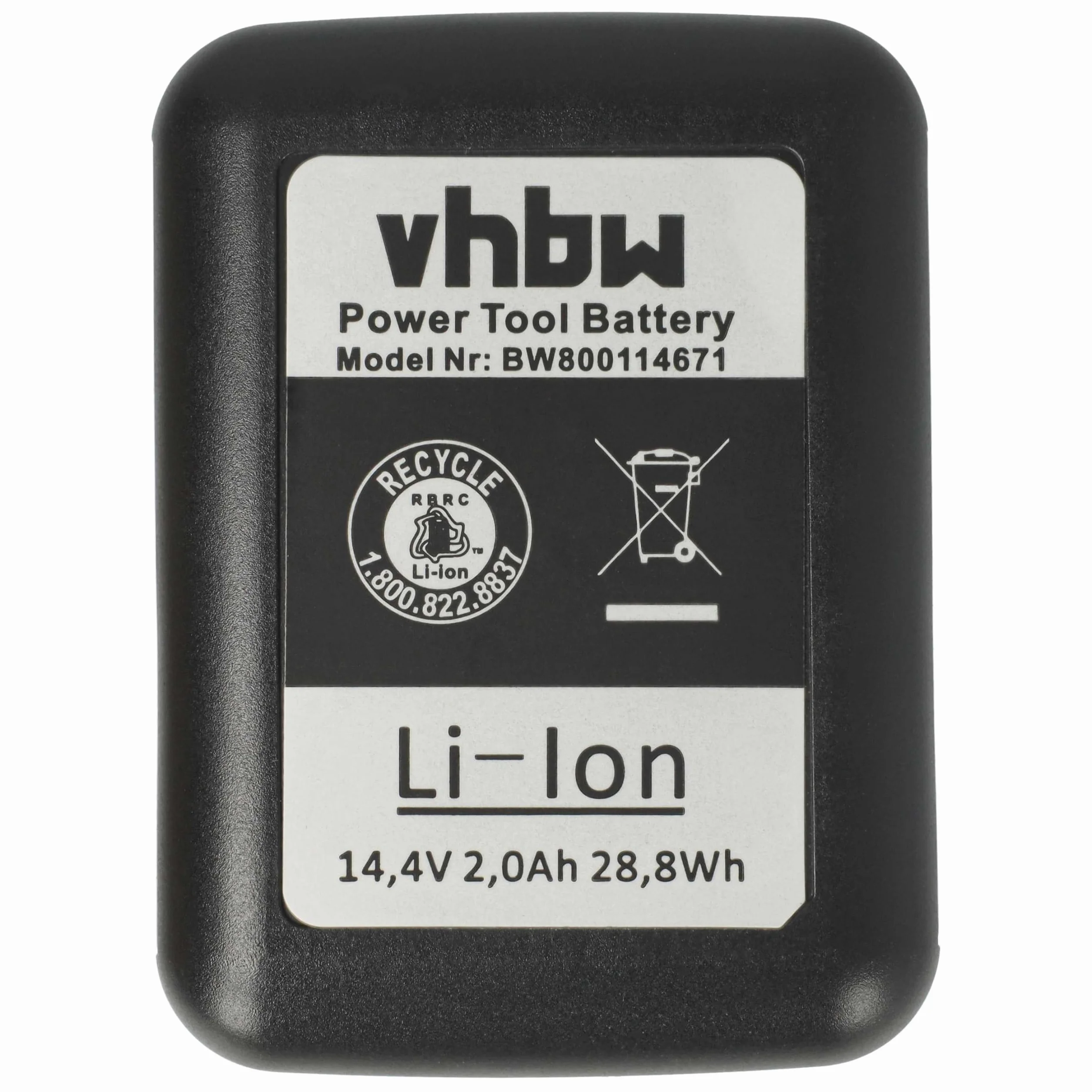 vhbw Akumulator kompatybilny z elektronarzędziami marki Gesipa Powerbird, nitownica zrywalna (2000 mAh, litowo-jonowa, 14,4 V)