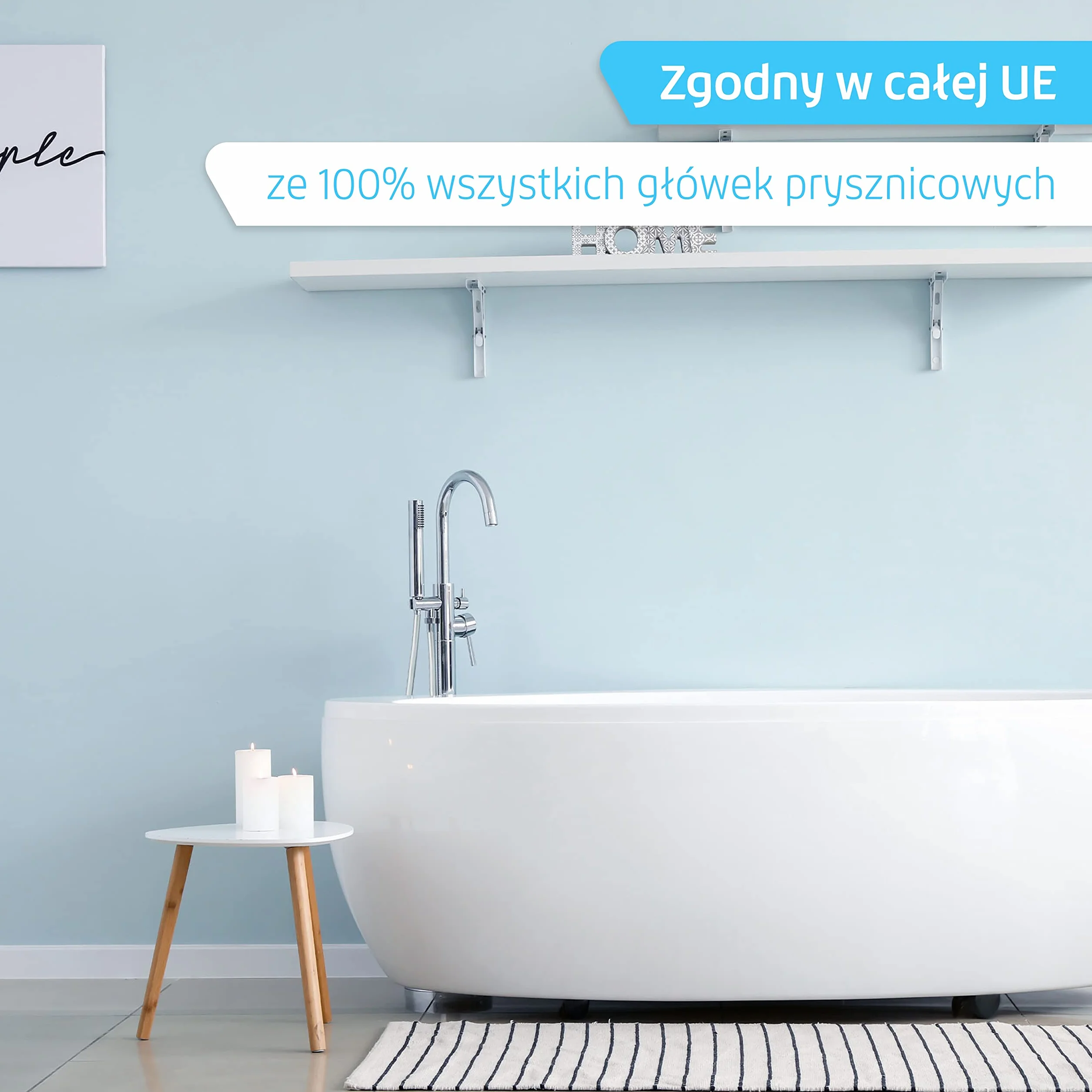 SANTRAS® Wąż prysznicowy Premium Chrome 1,50 m Made in Germany z funkcją oszczędzania wody – wyjątkowo elastyczny i odporny na skręcanie z ogranicznikiem przepływu – wąż prysznicowy o wyglądzie stali