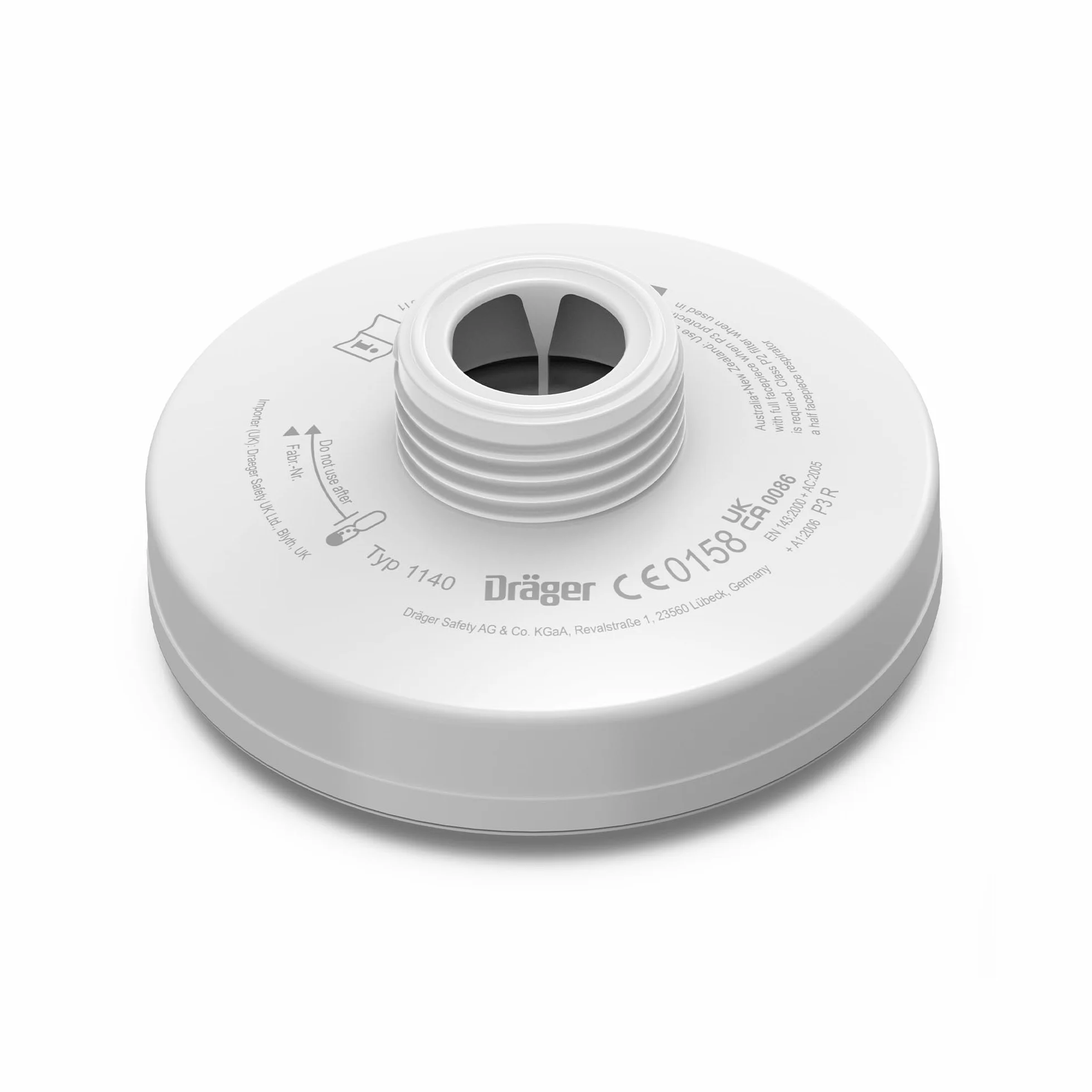 Dräger X-plore Rd40 filtr cząstek stałych 1140 P3 R do aerozoli/cząstek stałych