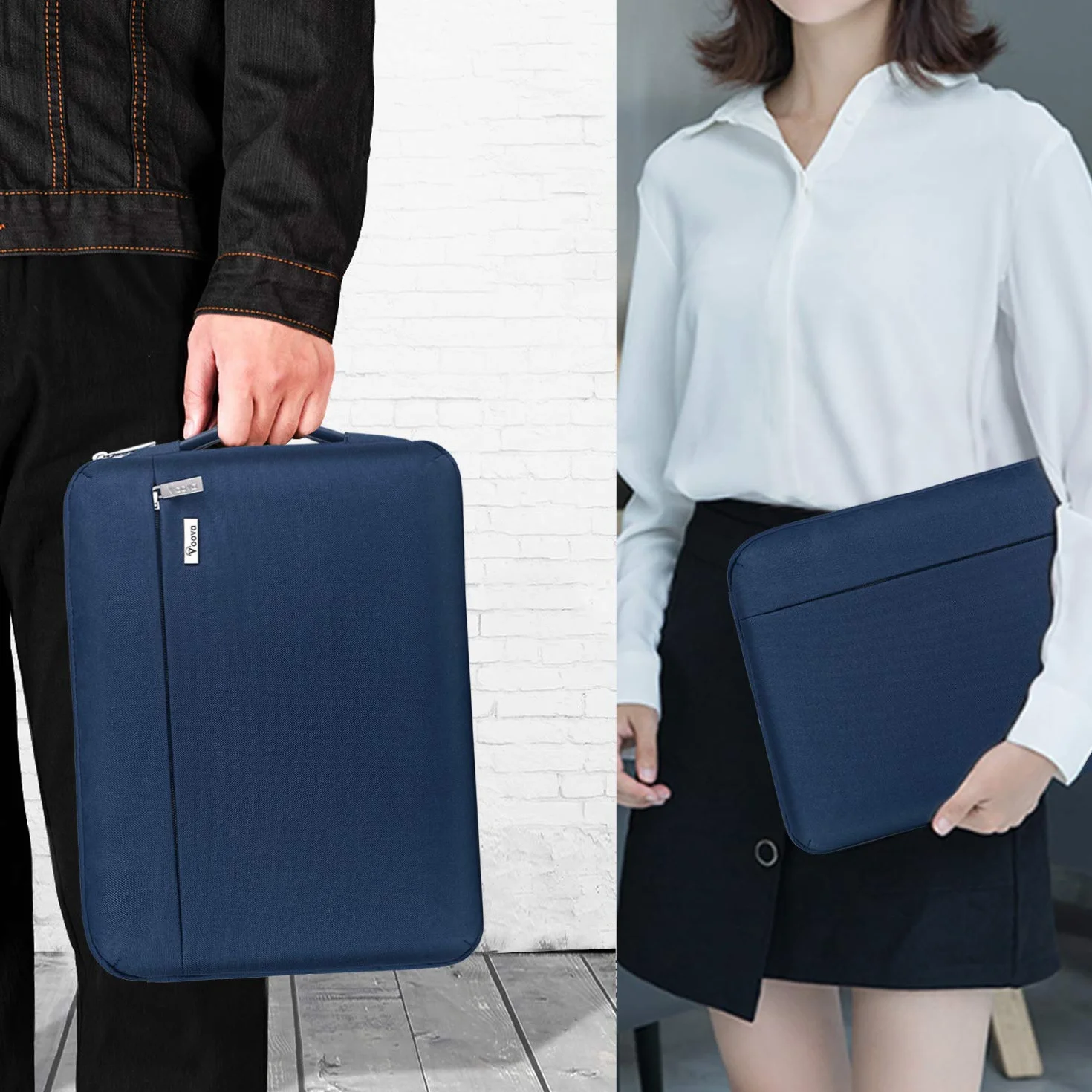 Voova 360°ochrona Pokrowiec na Laptopa, Futerał na Laptopa Torba Etui na 15,6 cala Kompatybilny z MacBook Pro 16,Acer ConceptD 16,Lenovo 16,Inspiron 16,Ideapad 15.6