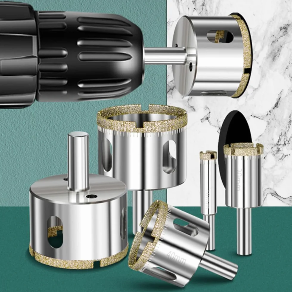 1-10 szt. 3-200mm lutowany diamentowy otwieracz do otworów w szkle okrągły uchwyt wiertło do płytek ceramicznych płytki ceramiczne/szkło/granit otwornice, 120mm, 1 szt.