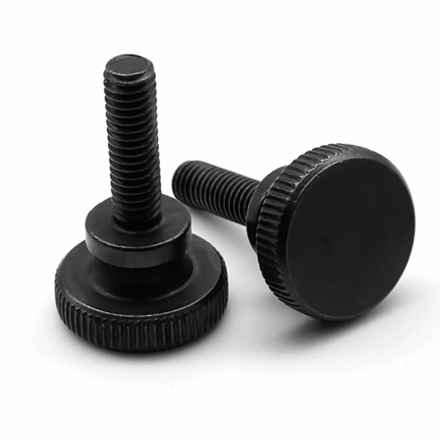 Śruby M6, LERANXIN 8 sztuk śrub radełkowanych M6 × 20 mm, czarne, stop cynku, śruba zaciskowa M6, do urządzeń mechanicznych, oprzyrządowania, sprzętu gospodarstwa domowego