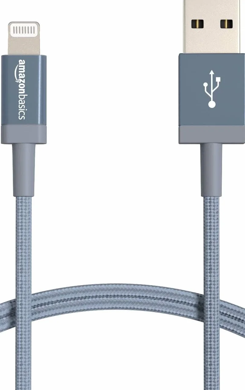 Amazon Basics Kabel USB-A na Lightning Nylonowy MFi 0,9 m do iPhone'a