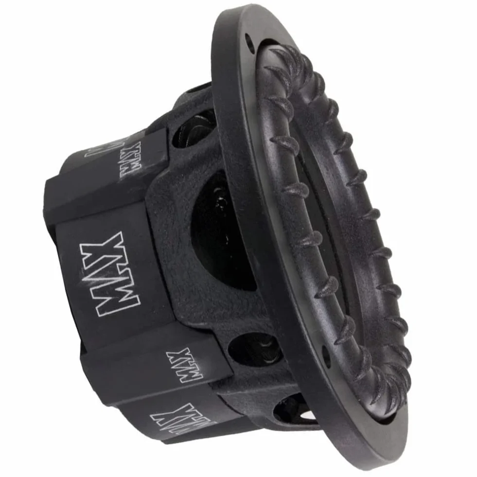 1 subwoofer do LANZAR MAX PRO MAXP64 6,5" 16,5 cm 165 mm 300 watt rms 600 watt max pojedyncza cewka 4 omy pokrywa bagażnika drzwi samochodu, 1 sztuka + element mocujący