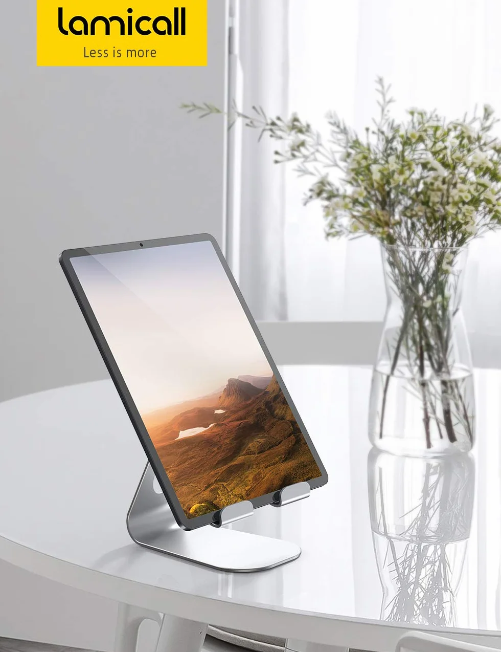 Lamicall Regulowany Stojak na Tablet Srebrny