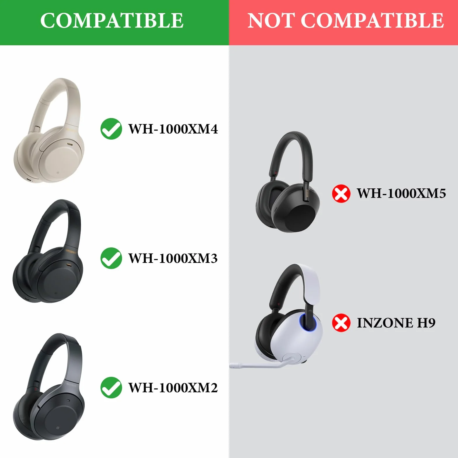 Etui na słuchawki Geekria Shield kompatybilne z Sony WH-1000XM6/1000XM5/1000XM4, WH-CH720n i więcej, zamienne ochronne etui z twardą skorupą z przechowywaniem kabli (Mikrofibra Szara)