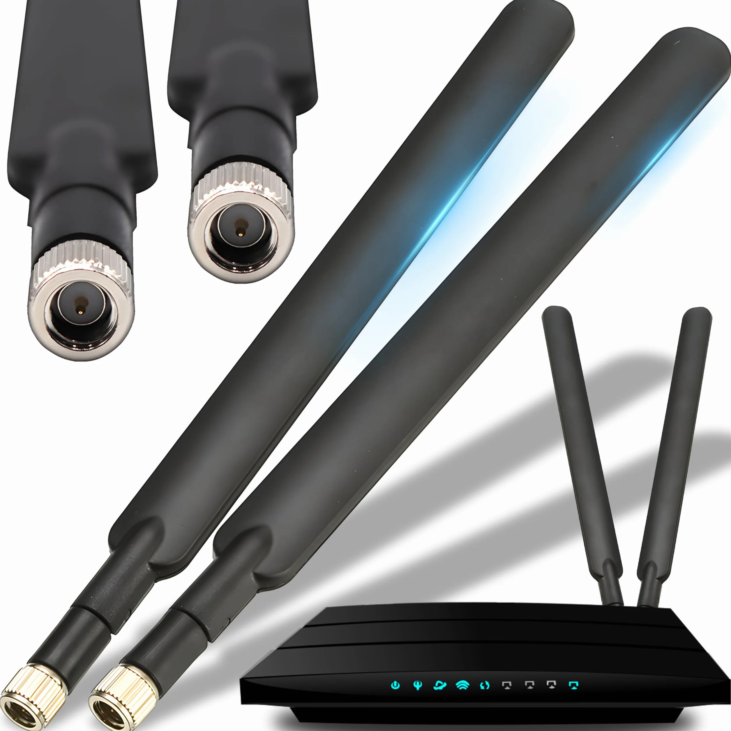 Antena 4G LTE 8 dBi zewnętrzna do Huawei B593 B890 B315 B310 B880, wtyczka SMA