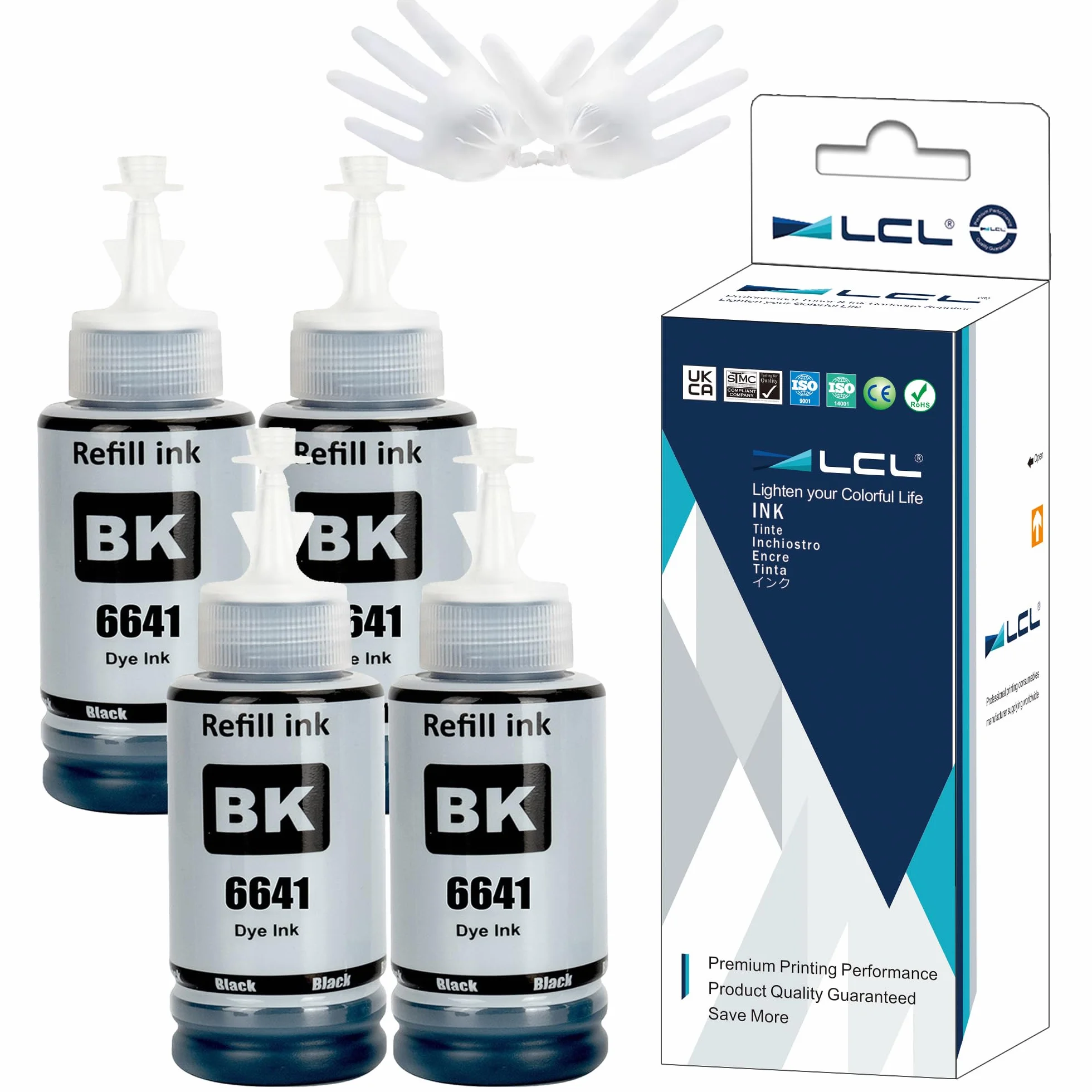 Zamiennik butelki z atramentem Epson 664 T6641 do ET-2500 ET-2550 ET-2600 ET-2650 ET-3600 ET-4500 ET-4550 ET-14000 L100 L110 L120 L130 L200 L210 L220 L222 L310 L312 L350 L355