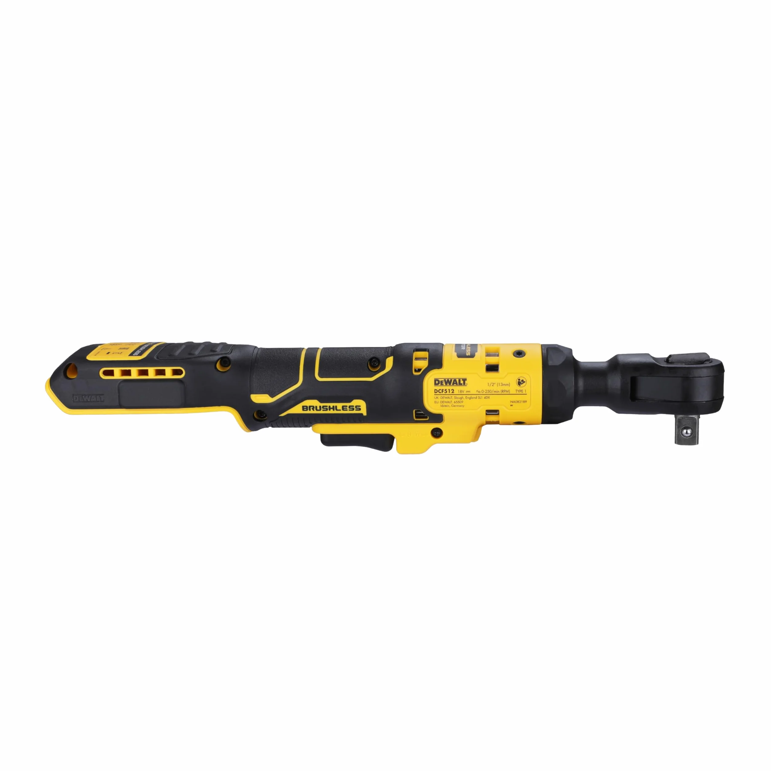 DEWALT DCF512N-XJ 18V XR bezszczotkowa grzechotka 1/5.1 cm z otwartą głowicą - goła jednostka