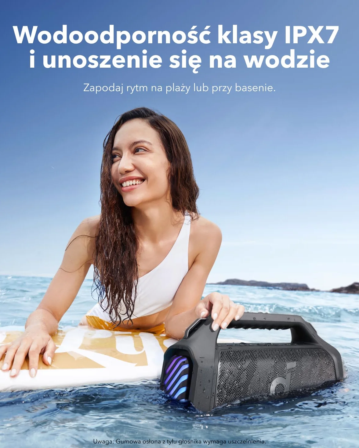soundcore Anker Głośnik outdoorowy Boom 2 Plus 140W BassUp 2.0 szybkie ładowanie 30W wodoodporność IPX7 Czarny