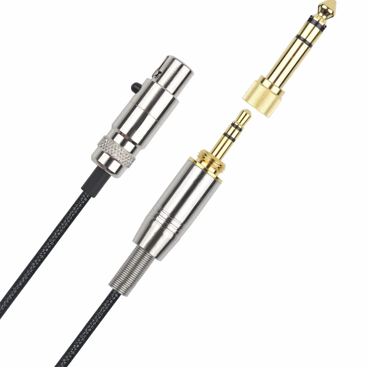 Toxaoii Kabel audio AUX kompatybilny z AKG Q701, K712, K240, K240S, K240 MK II, K141, K171, K181, K271, K271S, K271 MK II, K241, K175, K275, kabel słuchawkowy (pleciony nylon)