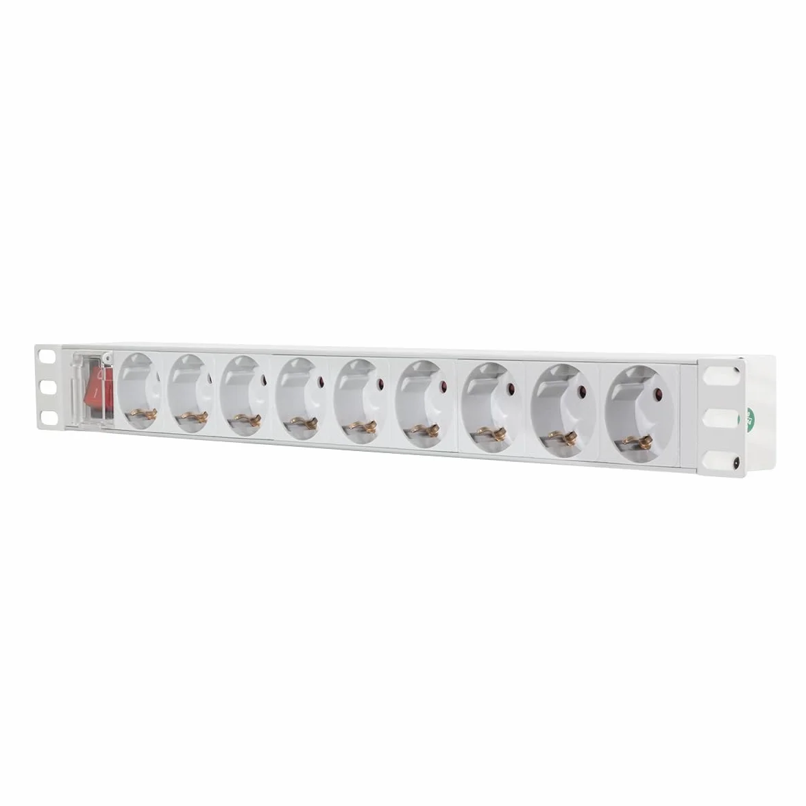 LogiLink PDU9C04-19 listwa zasilająca 9-rzędowa przesunięcie 45° IP20