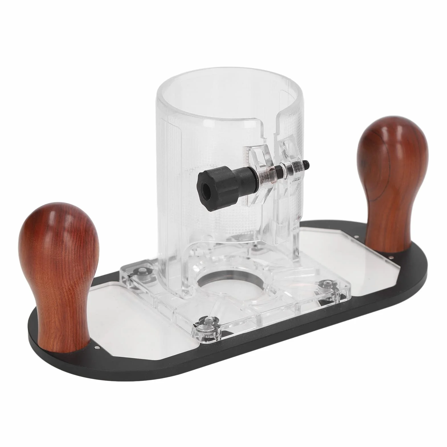 Podstawa trymera do obróbki drewna ochronna przezroczysty plastikowy router elektronarzędzie akcesoria DIY
