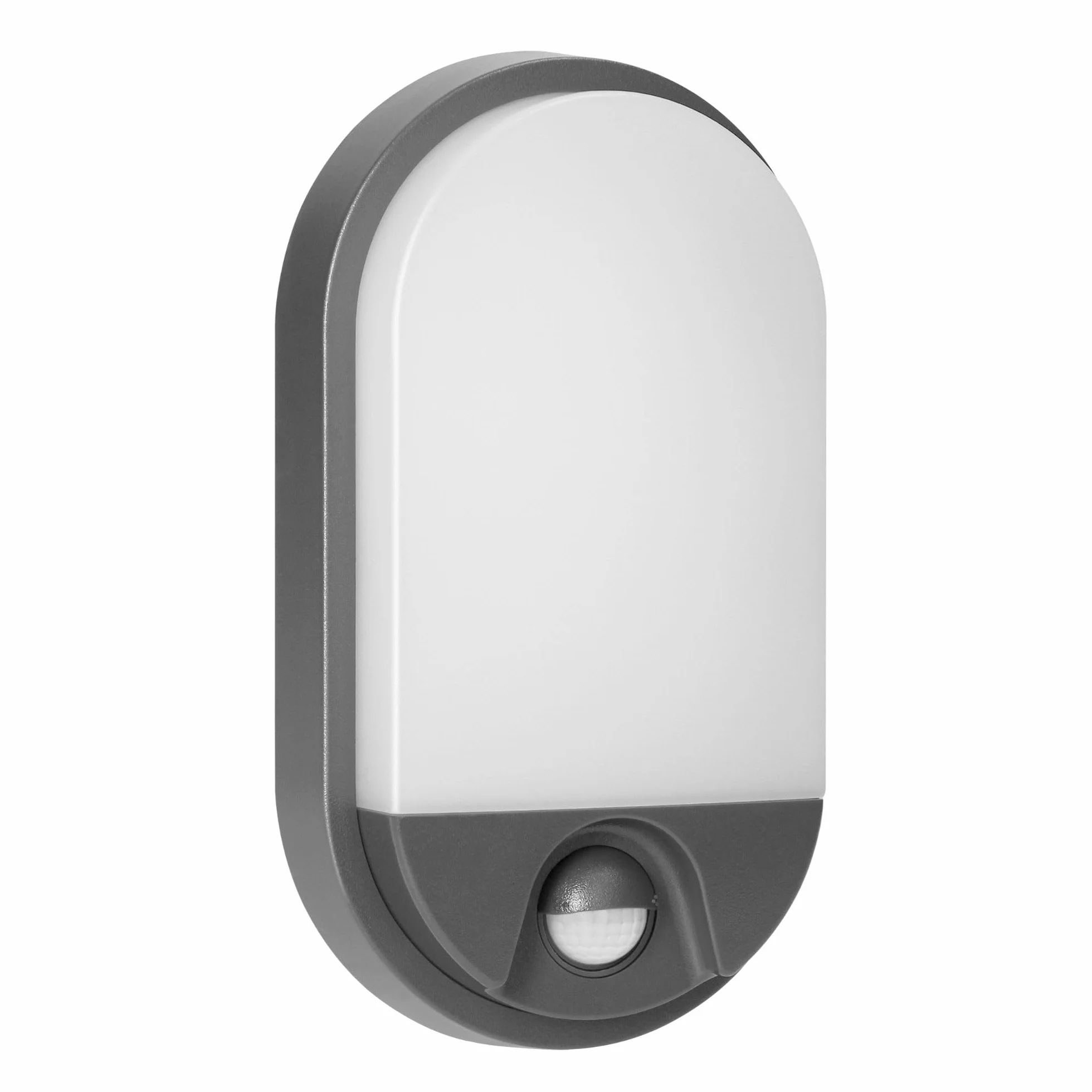 Lampa Zewnętrzna LED z Czujnikiem Ruchu PIR Zasięg 9m Barwa Ciepła Biel 3000K 10W 800lm Kinkiet Zewnętrzny Ogród Taras Balkon IP54