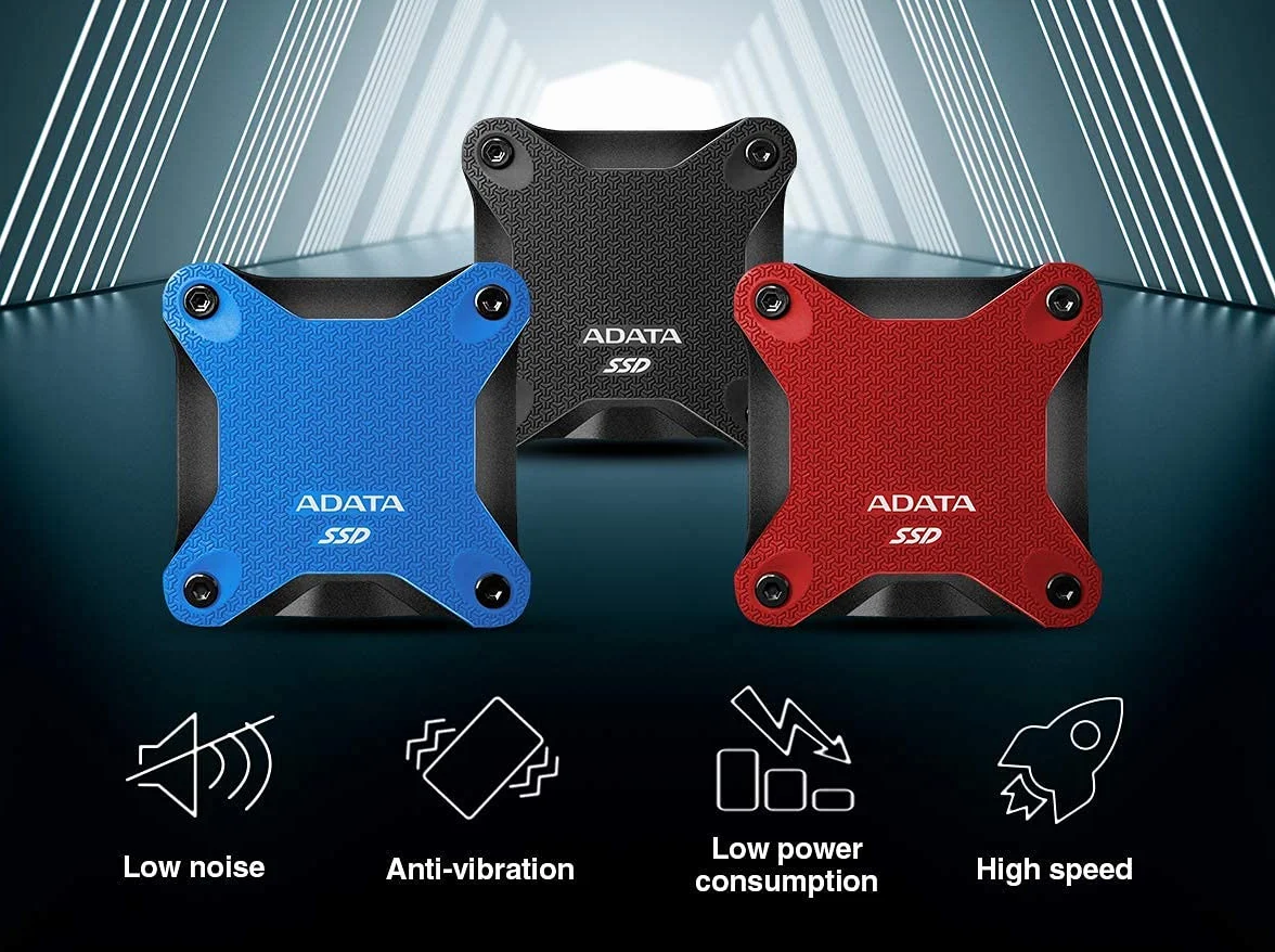 ADATA SD600Q 480GB External Solid State Drive SSD, black