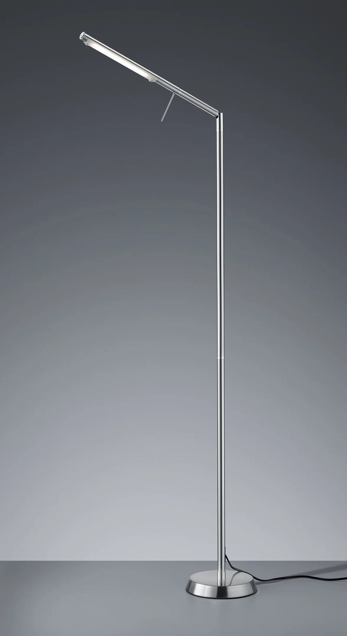 Trio Leuchten Lampa stojąca LED Filigran 420490107, metal nikiel matowy, 1 x 6 W, ściemniacz dotykowy
