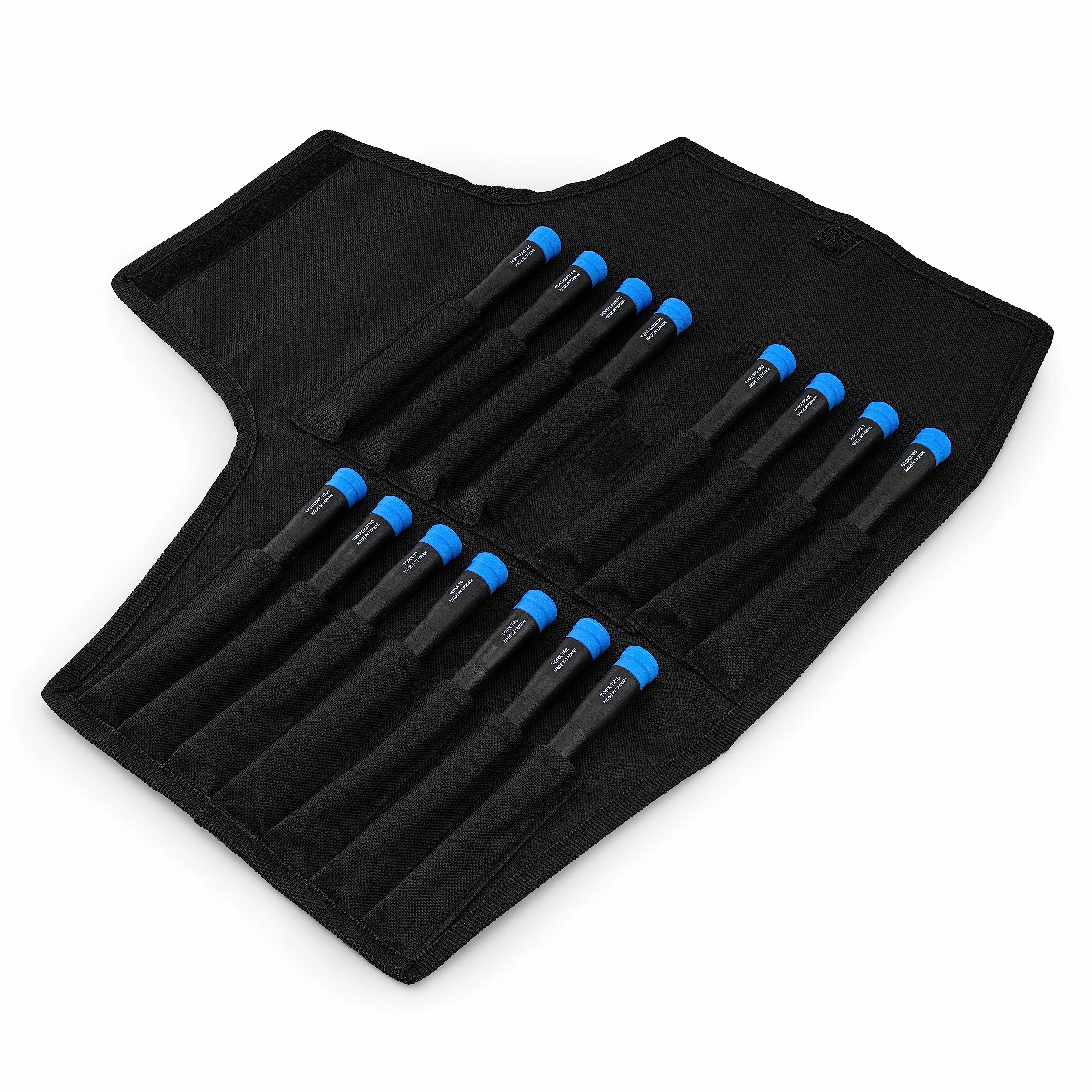 iFixit Marlin Screwdriver Set, 15 precyzyjnych śrubokrętów (4 mm) do napraw elektroniki, np. smartfonów, laptopów, PC, kompatybilny z Apple
