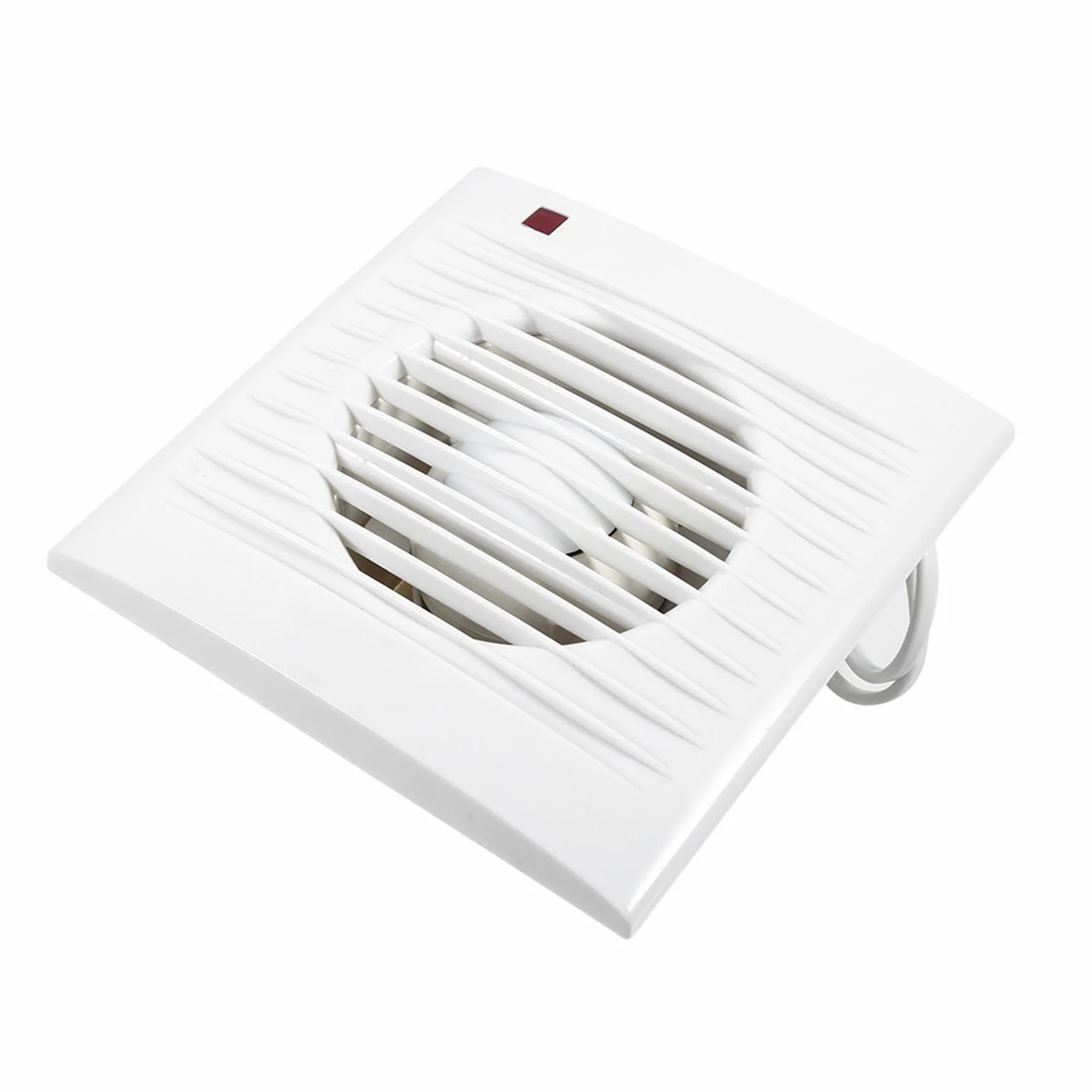 Wentylator Wyciągowy łazienkowy, Wysokowydajny Wentylator o Niskim Poziomie Hałasu, 4-calowy 220 V do Użytku Domowego w Kuchni i łazience (4 cale (wewnętrzna średnica 102 mm, grubość)