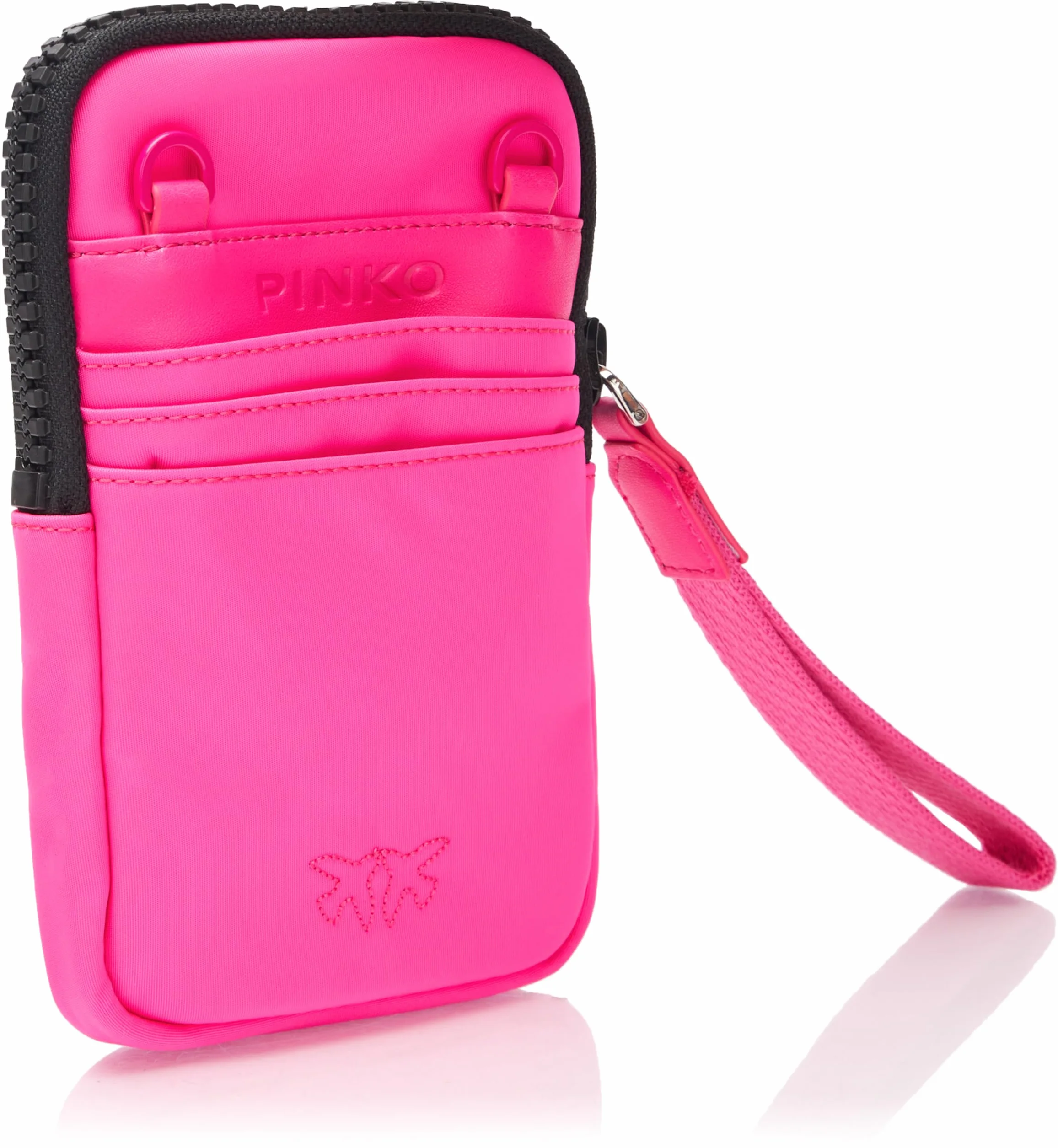 Pinko Etui na telefon Vagabond RECYCLED Nylon damska torebka na szyję N17 różowy