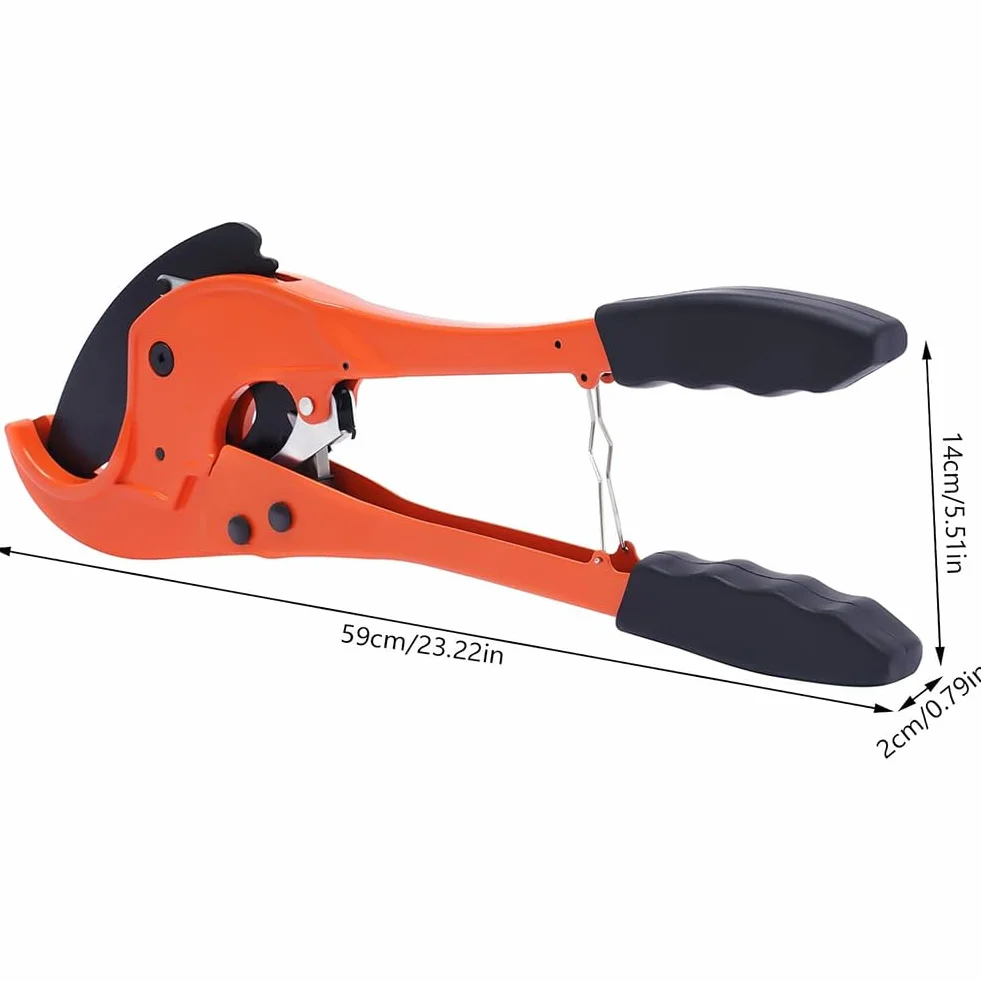 Obcinak do rur PEX PVC PPR - wytrzymałe narzędzie do cięcia rur z grzechotką, zakres cięcia 20-75 mm, wymienne ostrza do domu DIY i konserwacji hydraulika