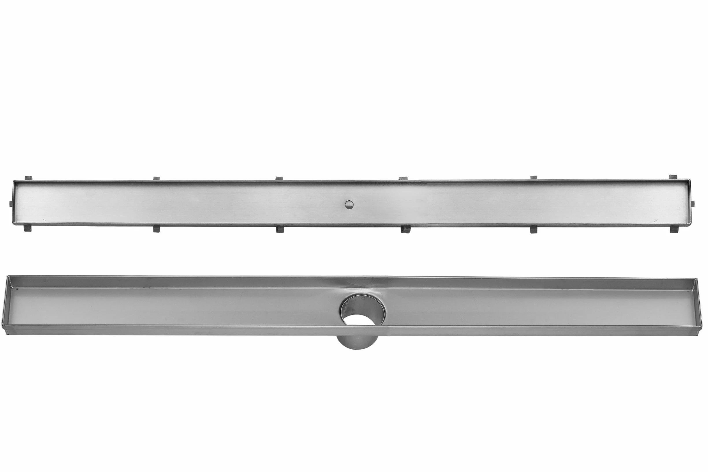 Szczotkowana stal nierdzewna liniowa wkładka odpływowa - 102 cm