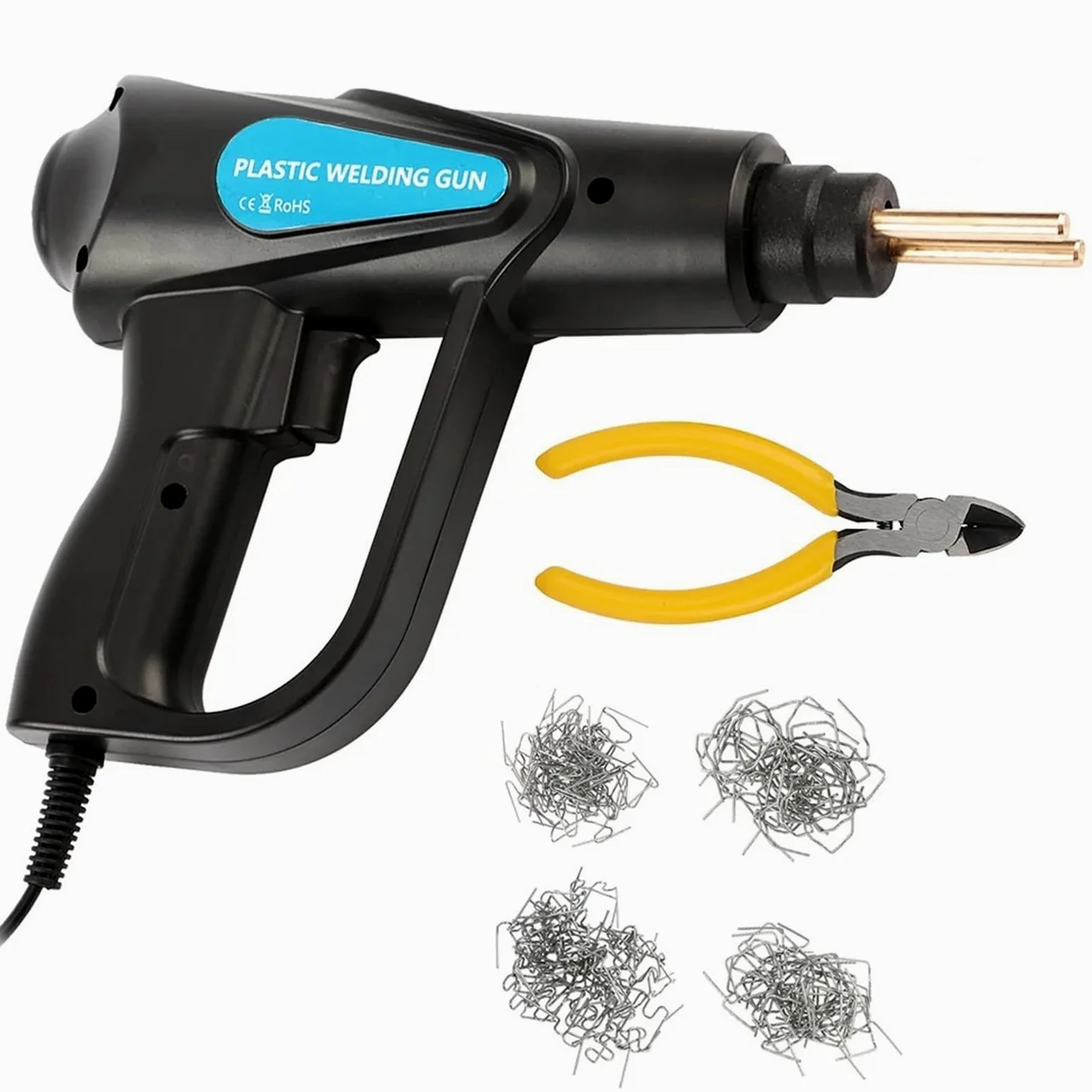 Zestaw lutowania 50W/70W Hot Staplers Plastics Spawarka do tworzyw sztucznych Spawarka do tworzyw sztucznych Narzędzia garażowe Narzędzie do spawania zszywek(D)