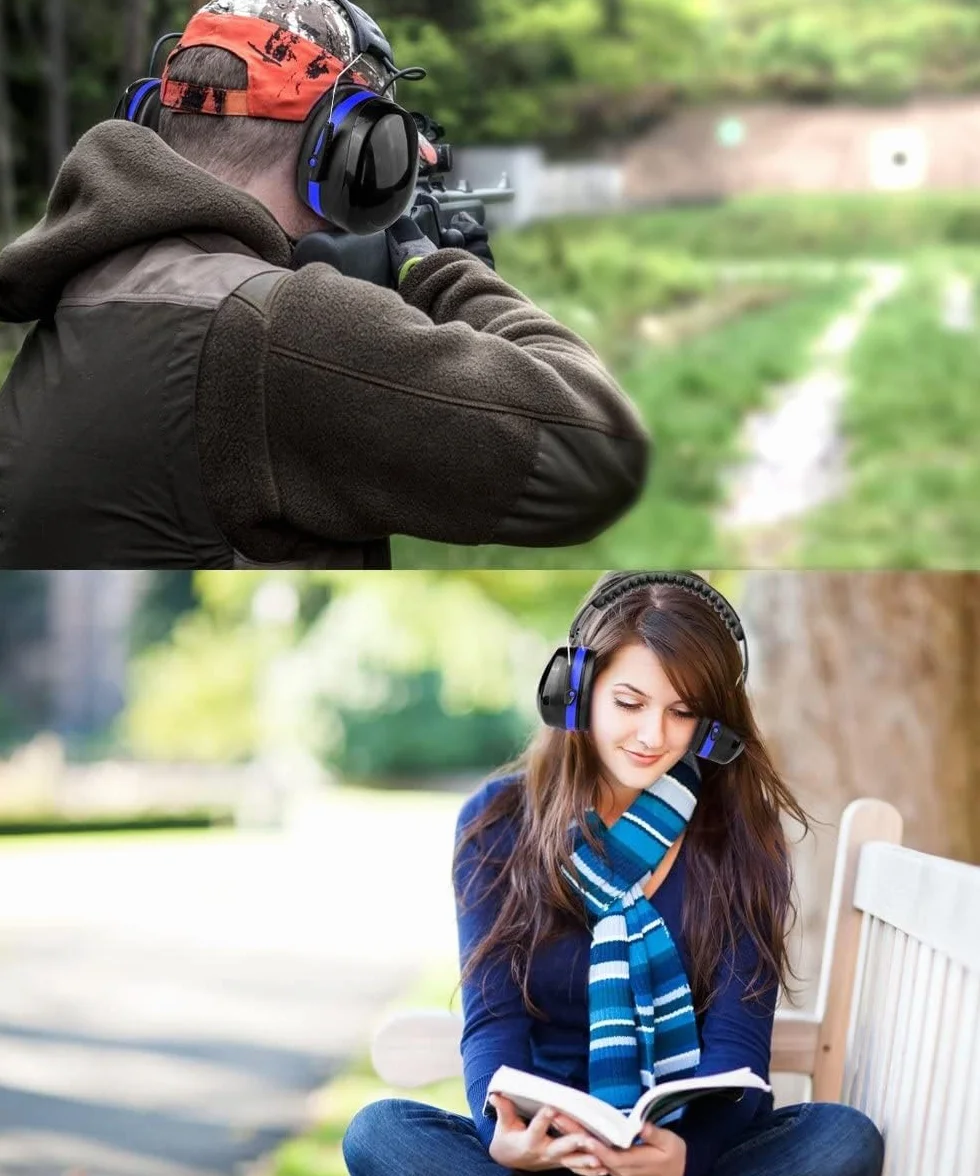 SNR 33dB nauszniki dla dorosłych, słuchawki z redukcją szumów do fotografowania, ochrona słuchu, nauszniki, słuchawki sensoryczne, nauszniki dla osób z autyzmem, DIY, koszenia, konstrukcji