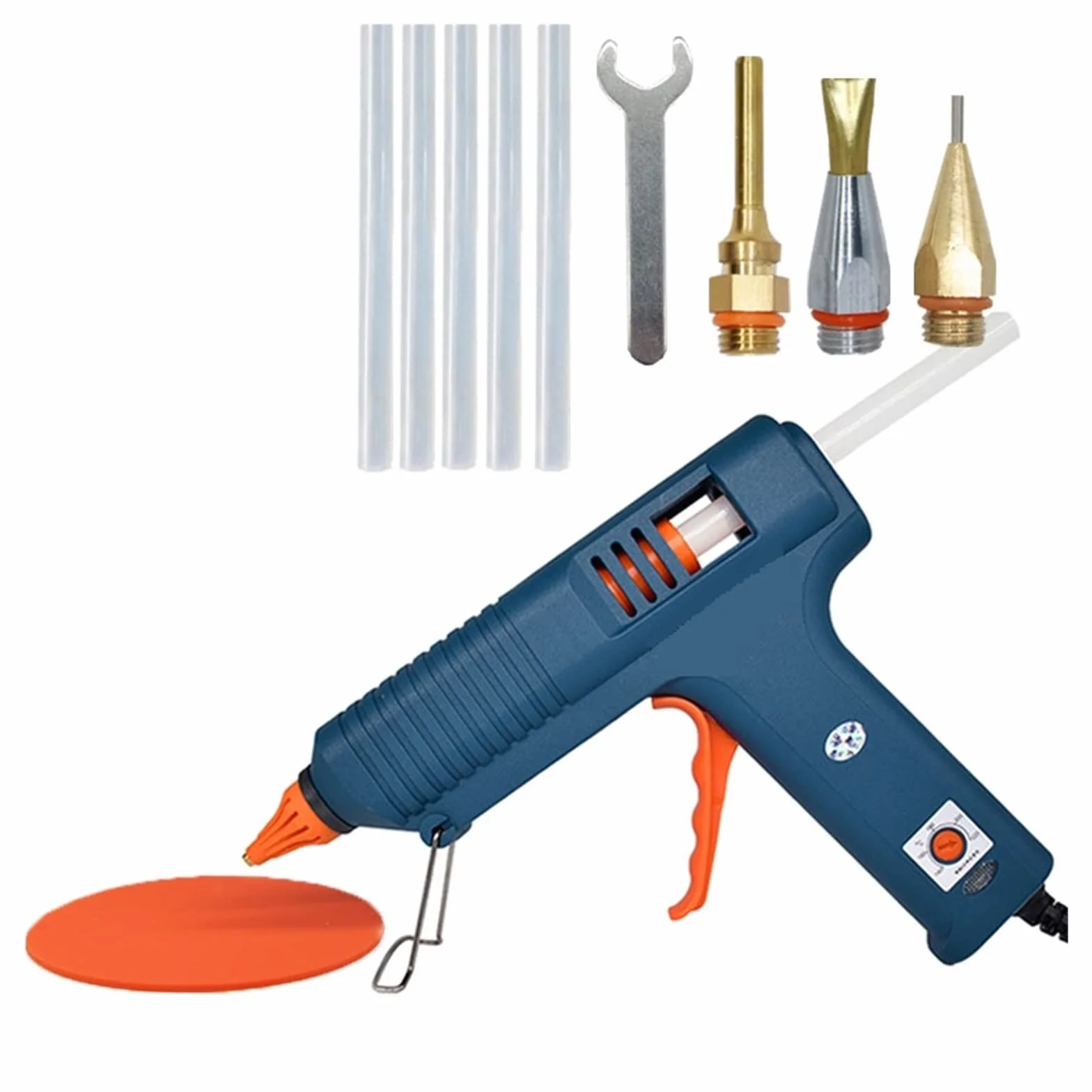 Pistolet Do Kleju Na GorąCo 150W Pistolet Do Klejenia Na Gorąco Regulowana Temperatura Pistolet Do Klejenia Dysza 11mm Kleje W Sztyfcie Profesjonalny Przemysłowy Pistolet Do Klejenia Klej Gorący Pisto