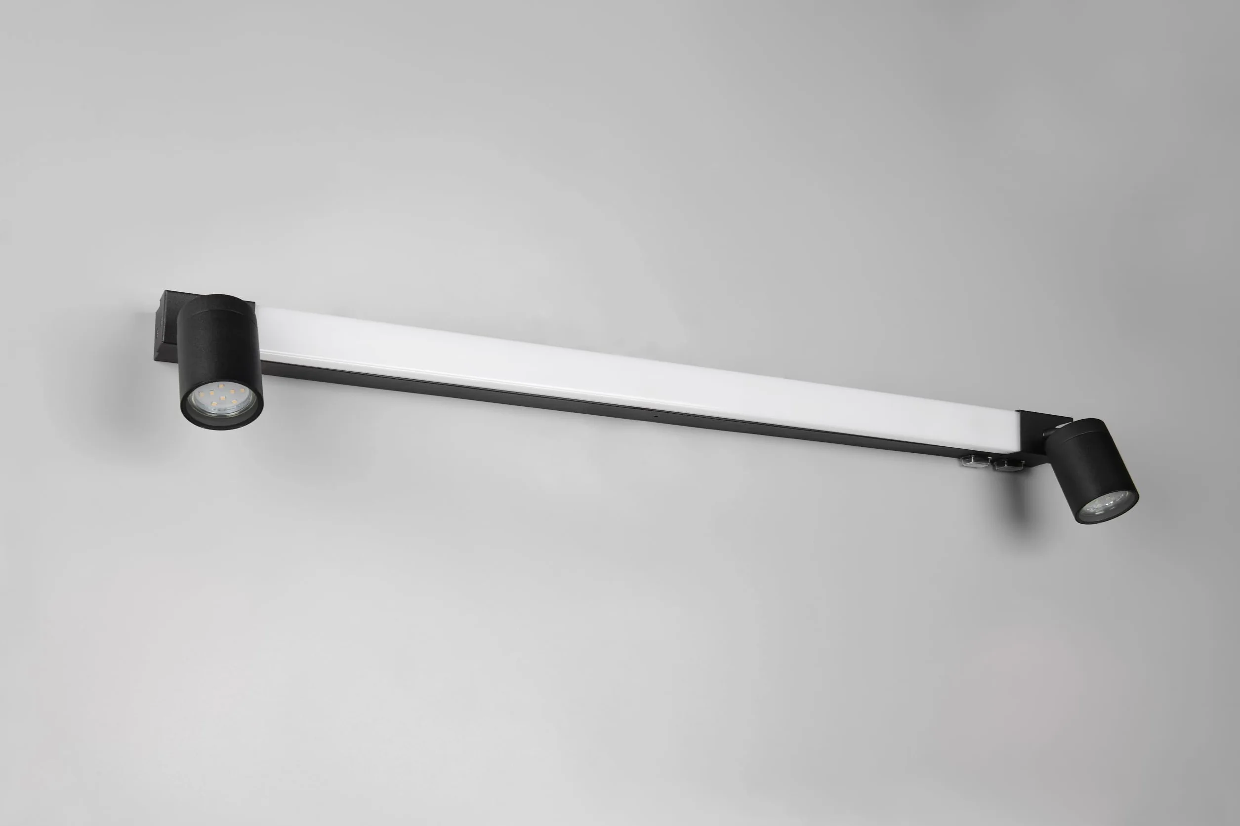 Trio Lampa łazienkowa LED Leuchten ENRICO 281479332, metal czarny matowy, 9 W LED, z wyłączeniem. 2x GU10, regulowany kolor światła