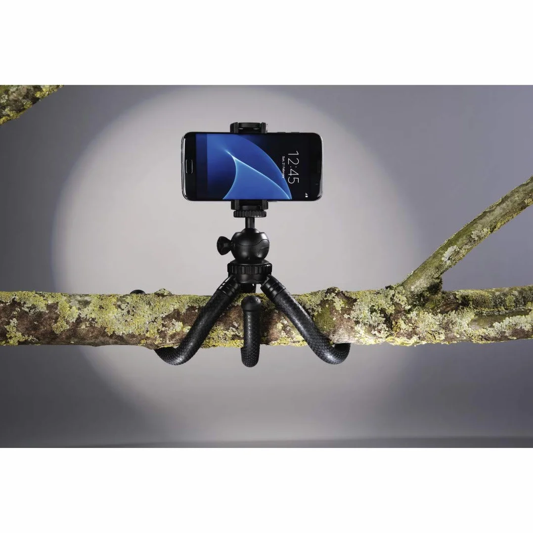 Hama statyw do smartfona GoPro 1/4 aluminium czarny 3w1