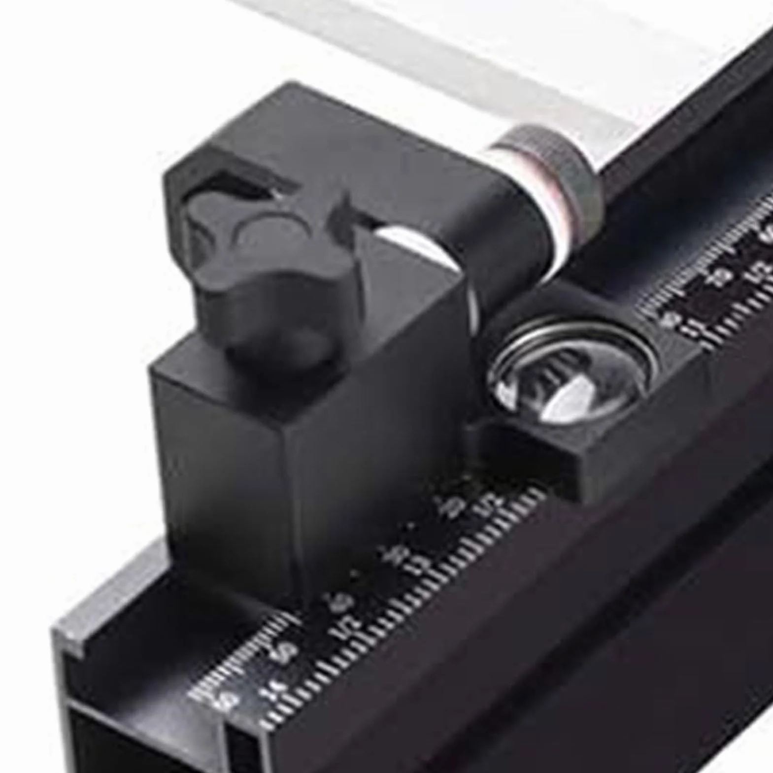 FILFEEL Kompaktowy Miernik Ukośności Piły Stołowej z aluminiową prowadnicą 360 Mm, 11 Ogranicznikami Kąta Dodatniego, blokadą Odchylania i Odczytami z podwójną skalą do Precyzyjnych cięć w Obróbce