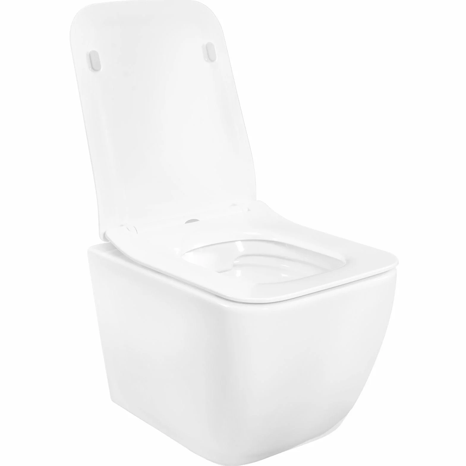 Rea Misa Wc Podwieszana, Martin Rimless Duroplast/Slim/Zm Biały, 51x36,5x32,5cm