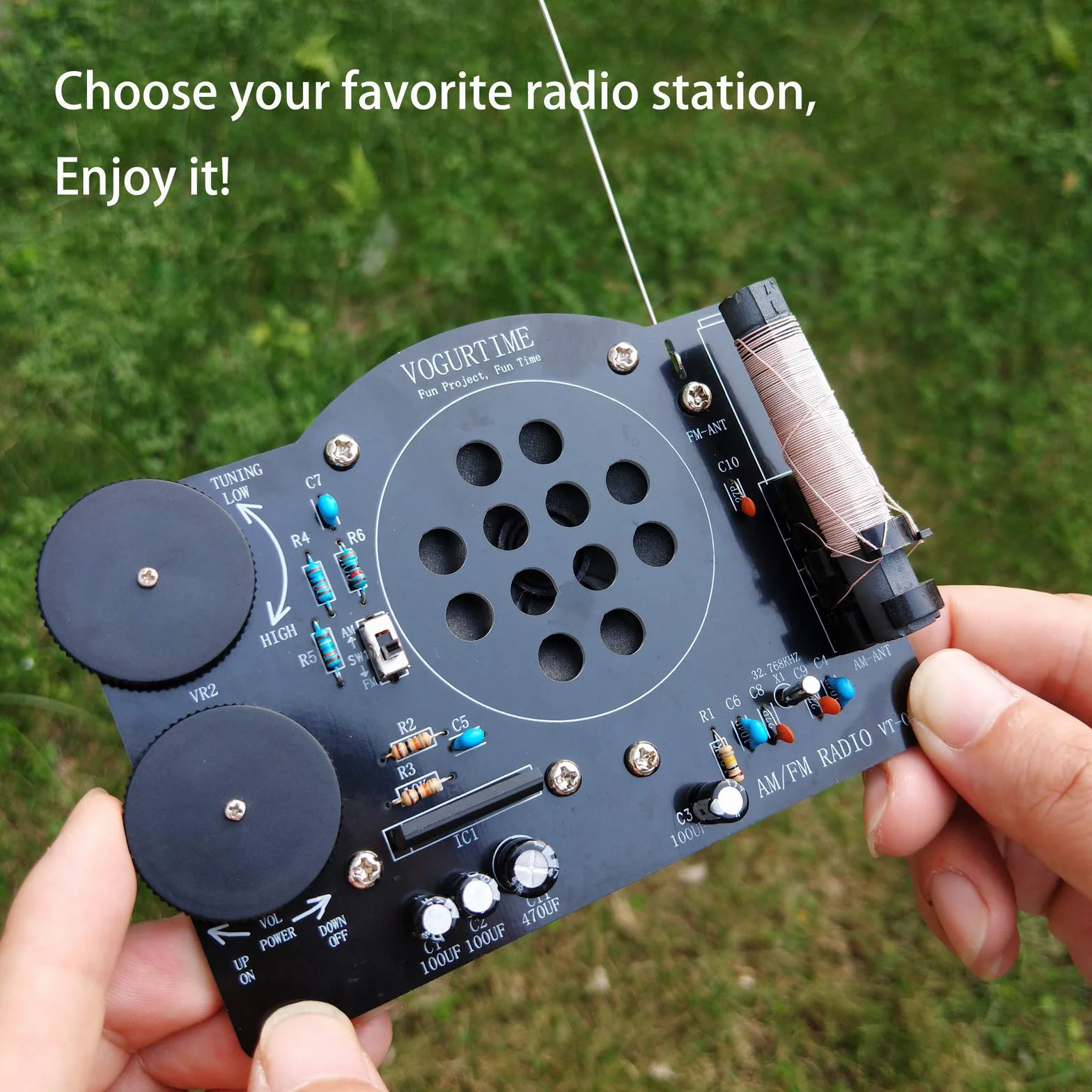 Zestaw radiowy AM FM do lutowania, do nauki, praktyki, nauczania elektroniki od VOGURTIME, nowa wersja