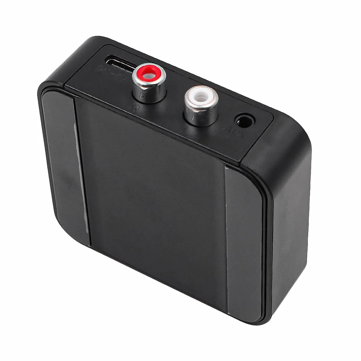 POFET Odbiornik Bluetooth 5.1 z gniazdem kart TF 3,5 mm AUX RCA NFC do domowego strumieniowego przesyłania muzyki stereo