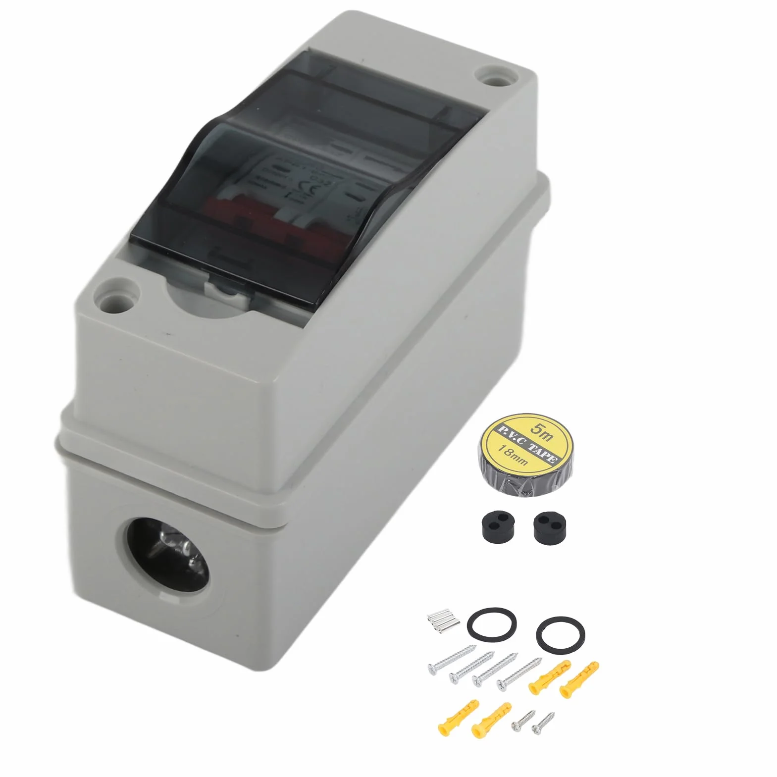 Przełącznik Izolujący DC DC, DC500V IP65 PV Rozłącznik Słoneczny Fotowoltaiczny Izolator Obwodu Miniaturowy Wyłącznik RV Box Wodoodporny (20A)