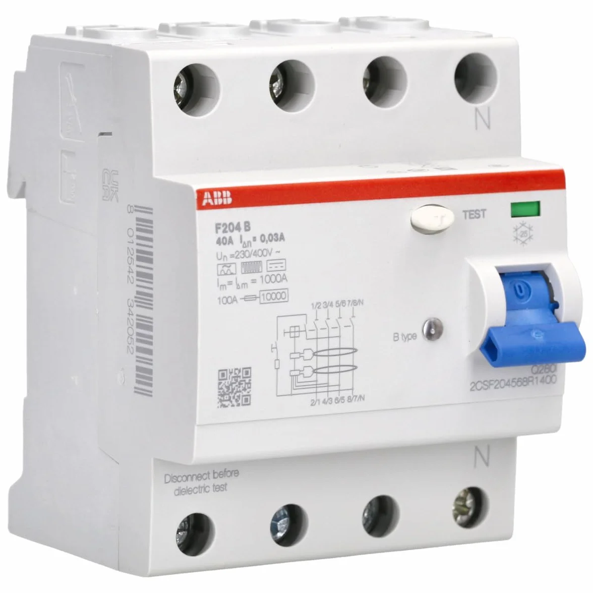 ABB Wyłącznik FI F204B-40/0,03 2CSF204568R14008012542342052