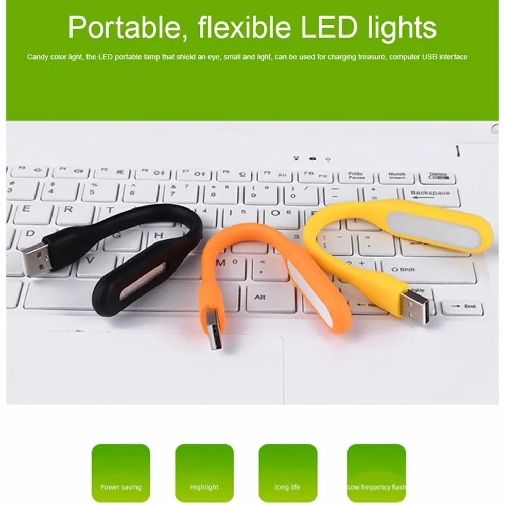 Wielofunkcyjny Mini Wentylator Biurkowy USB z Uniwersalną Lampką USB EnergooszczęDna PrzenośNa Lampka LED, PomarańCzowa