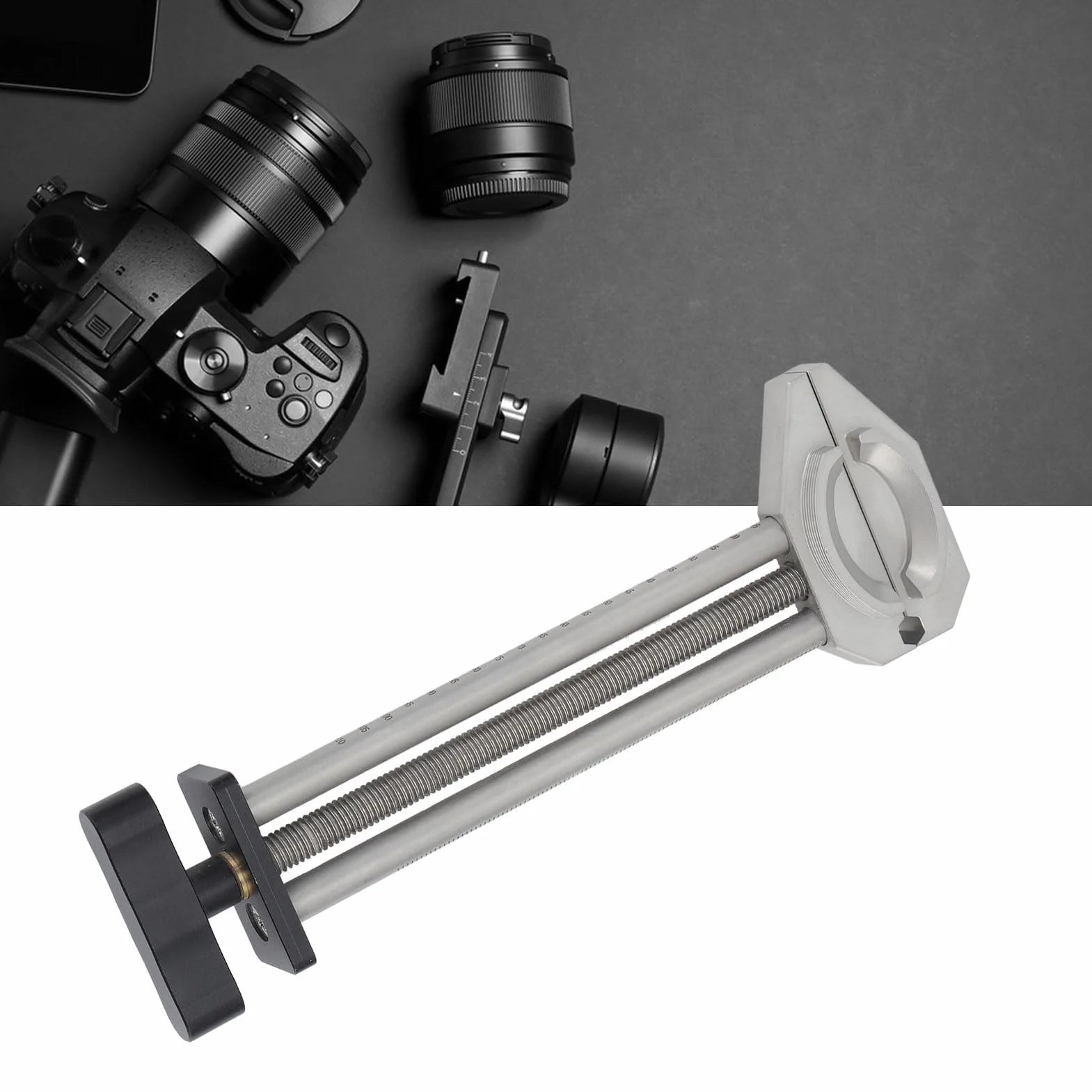 Przenośne narzędzie do naprawy imadła obiektywu ze stopu aluminium i stali nierdzewnej do obiektywu i filtra od 22 mm do 105 mm, akcesoria do profesjonalnego sprzętu
